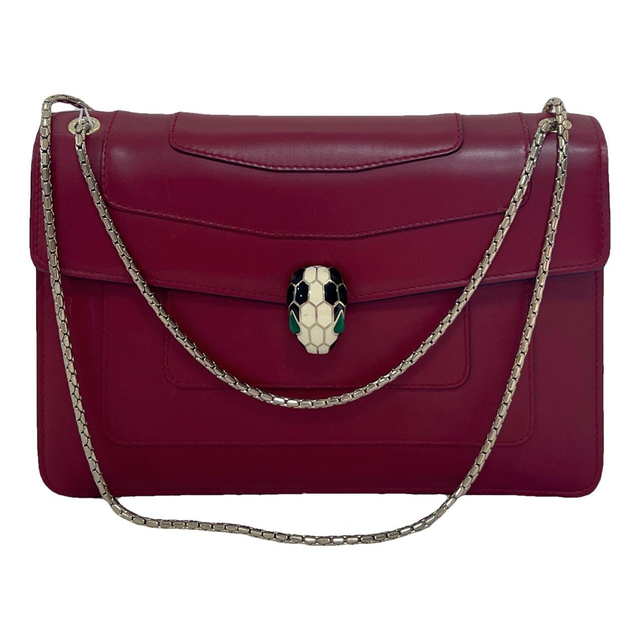 Bvlgari Serpenti leather handbag