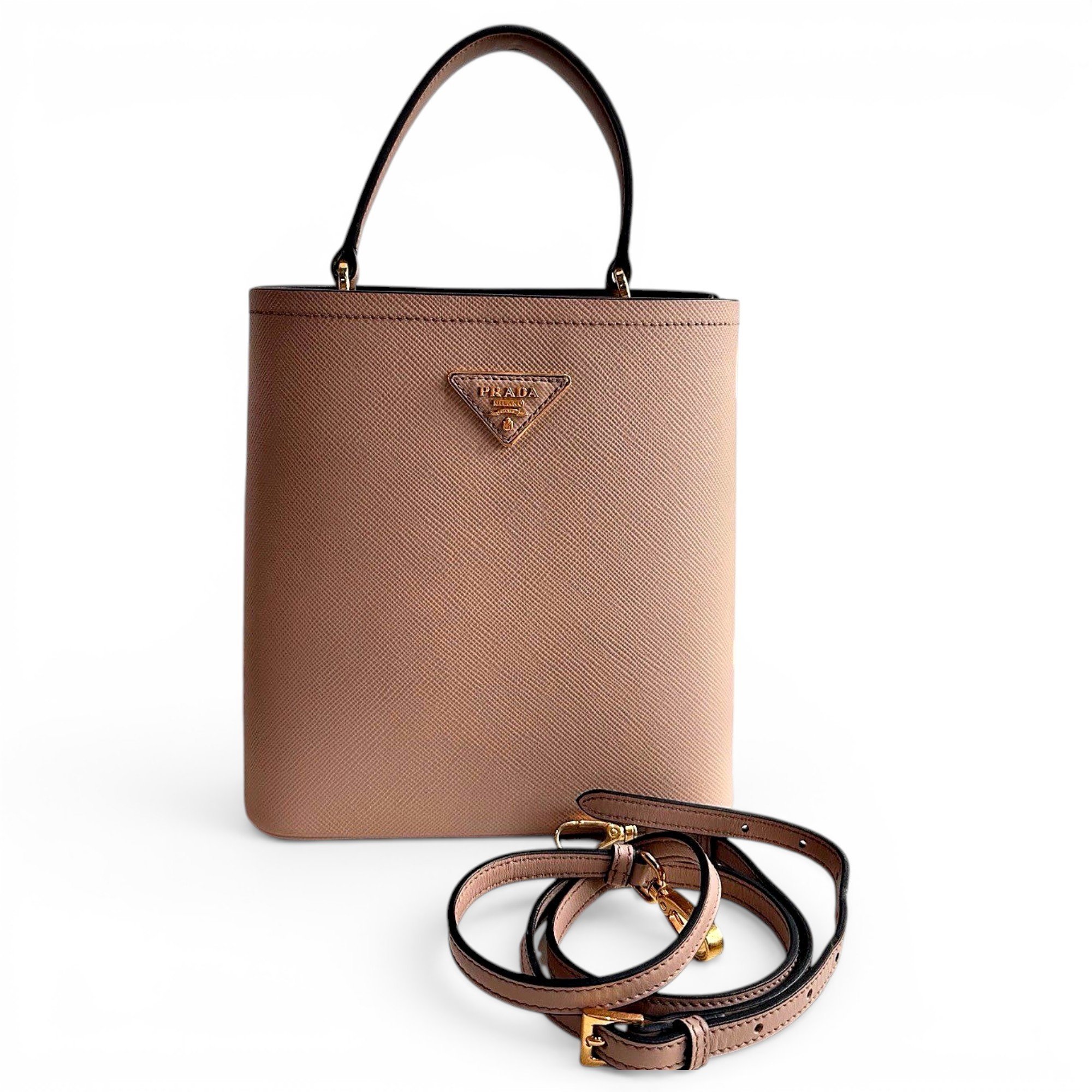 Panier leather handbag