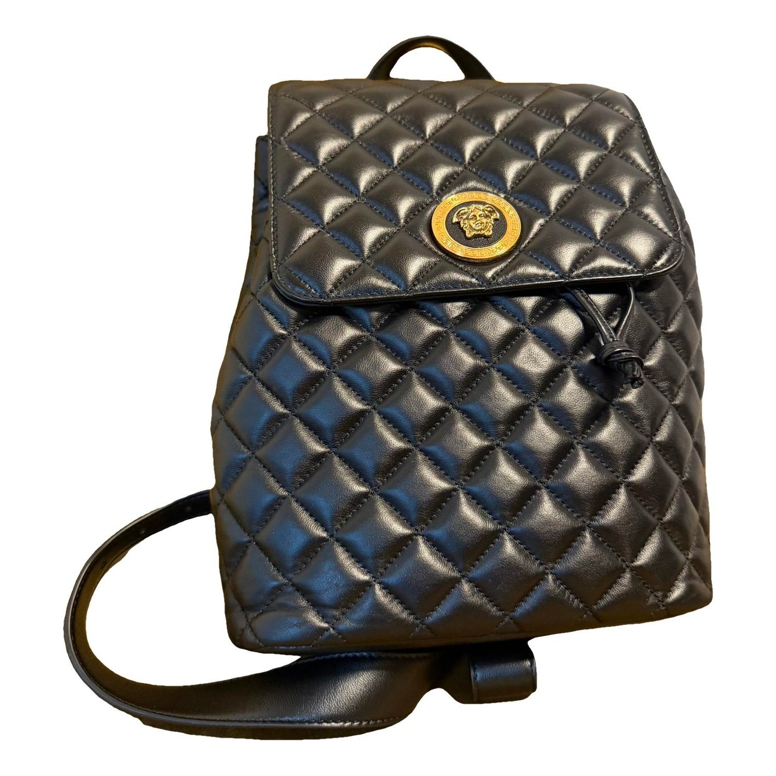 Leather backpack