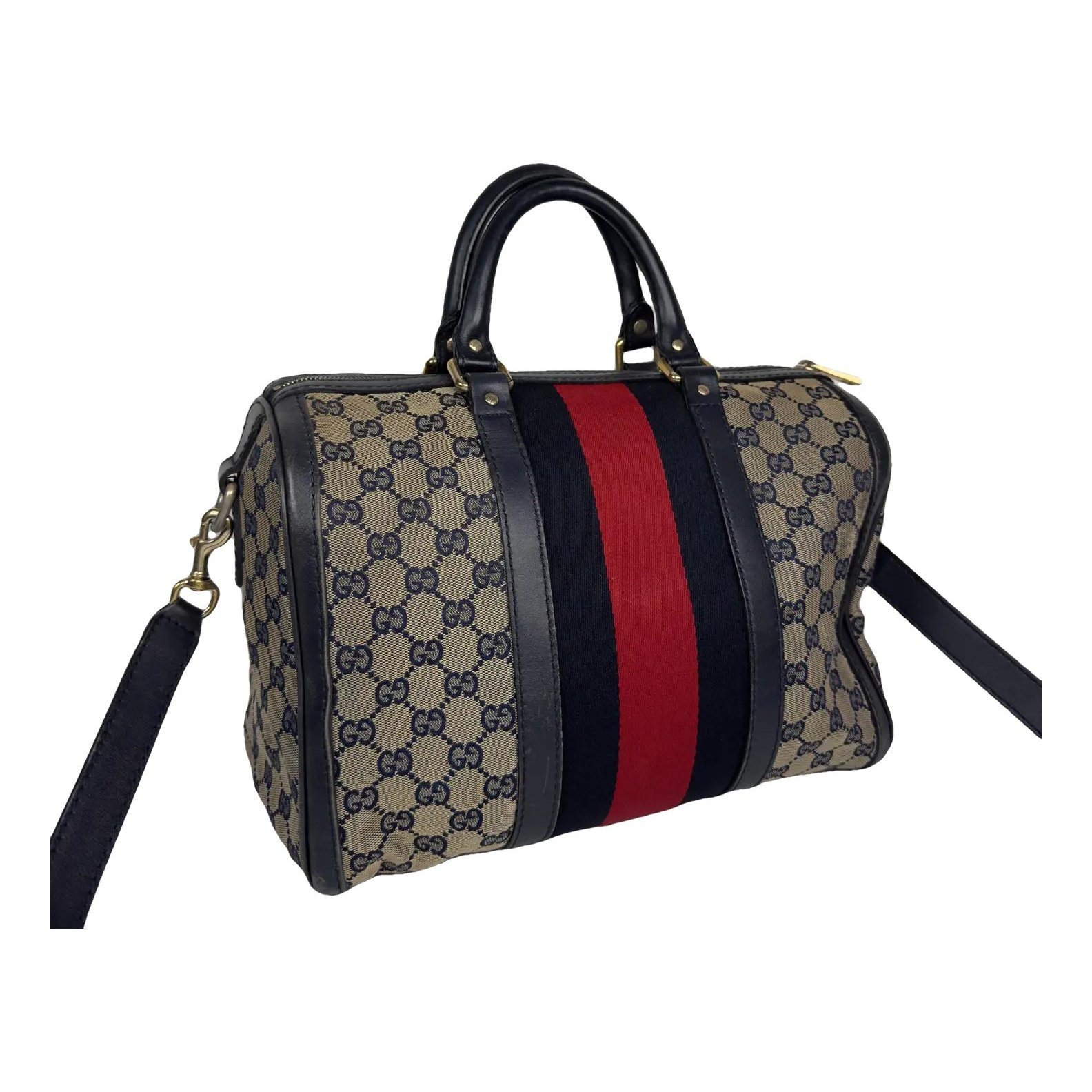 Ophidia Boston cloth crossbody bag