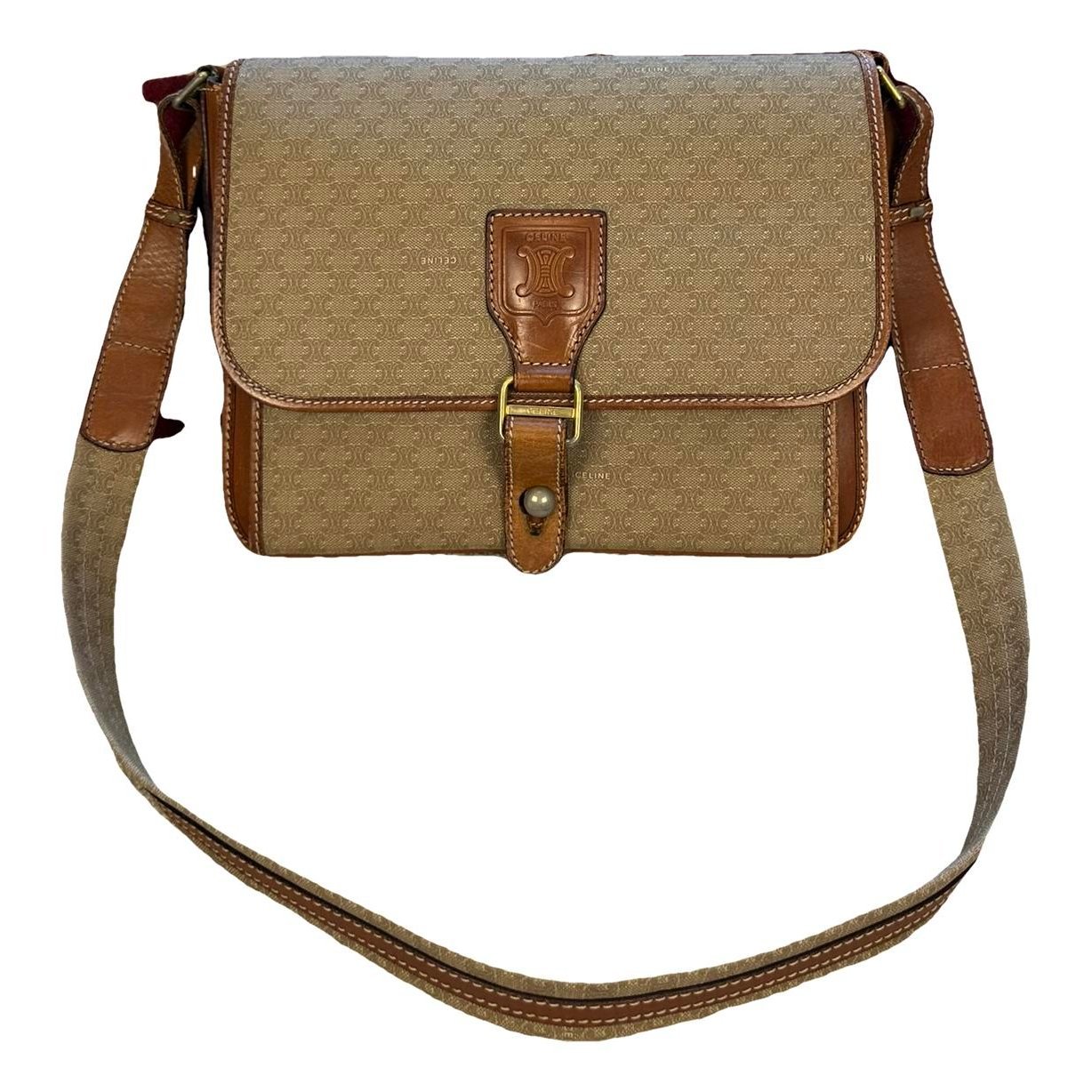 Triomphe Long leather handbag