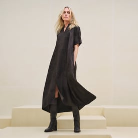Caftan ceinturé imprimé « En Désordre Finesse »