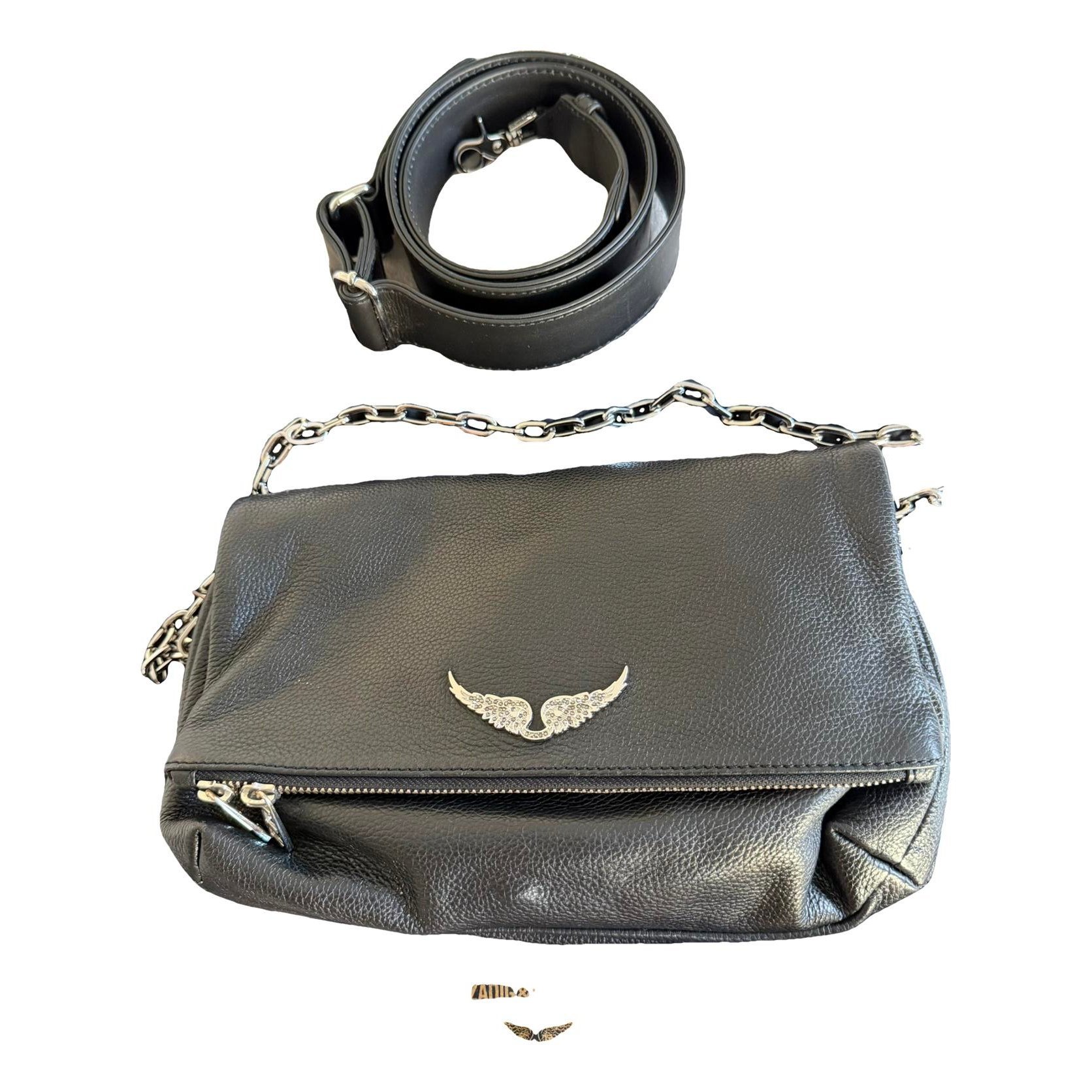 Rock leather handbag