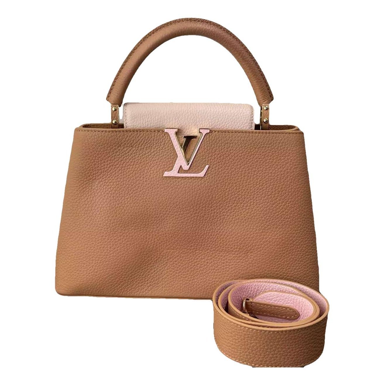 Capucines leather handbag