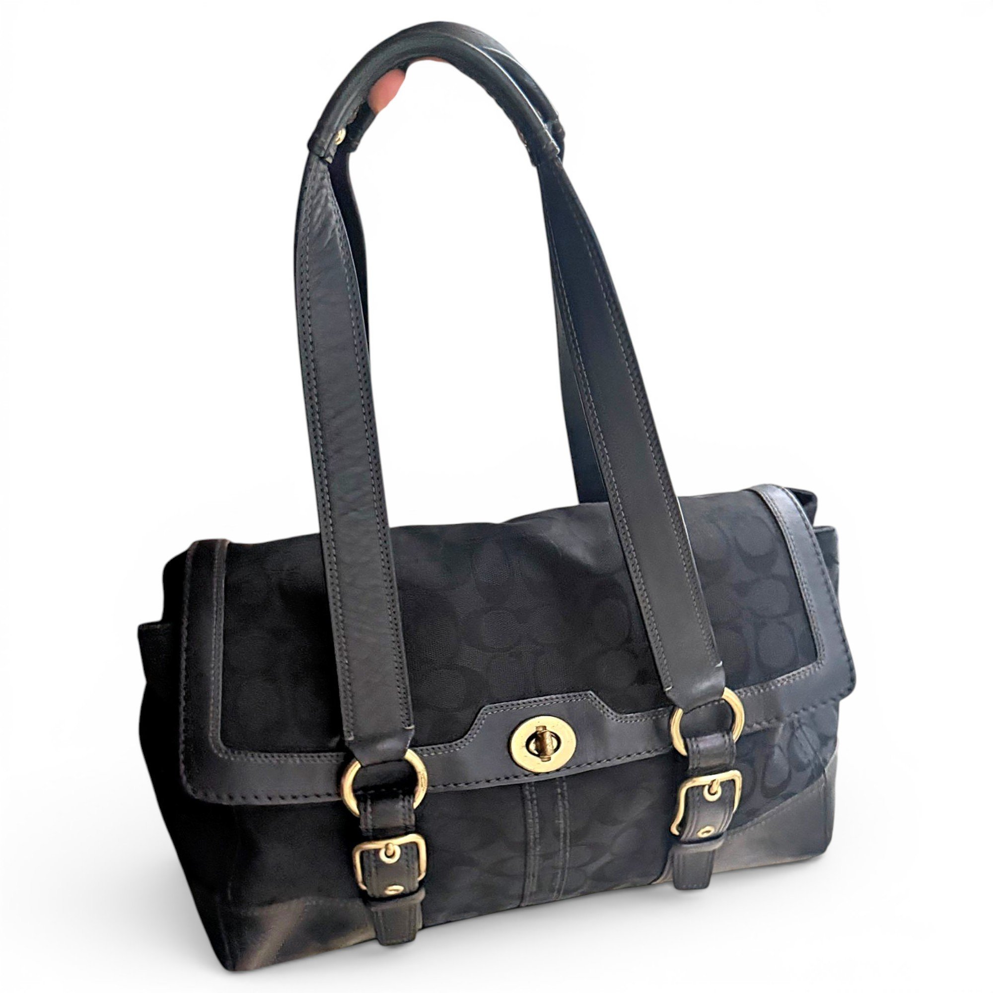 Signature Sufflette cloth handbag