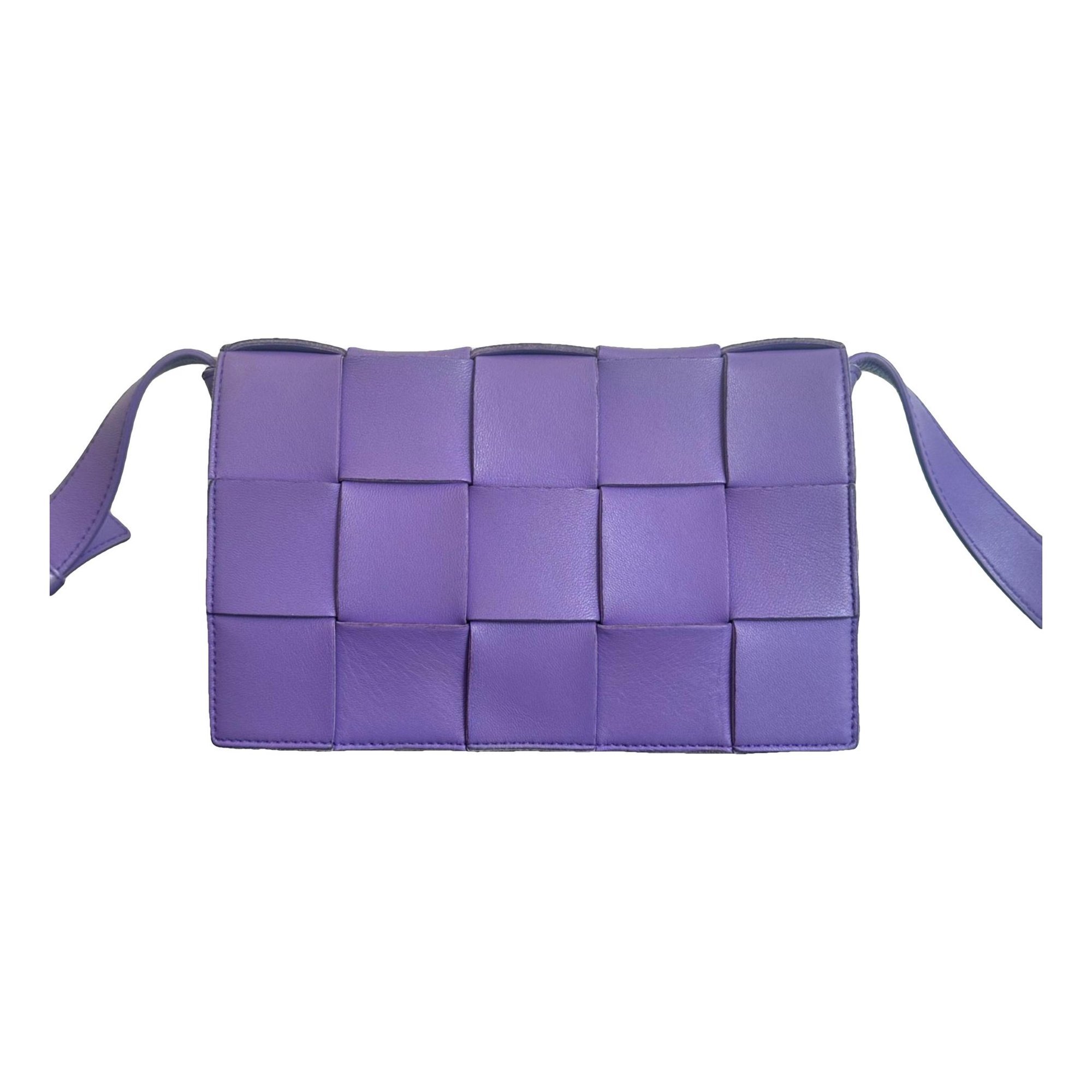Cassette leather handbag