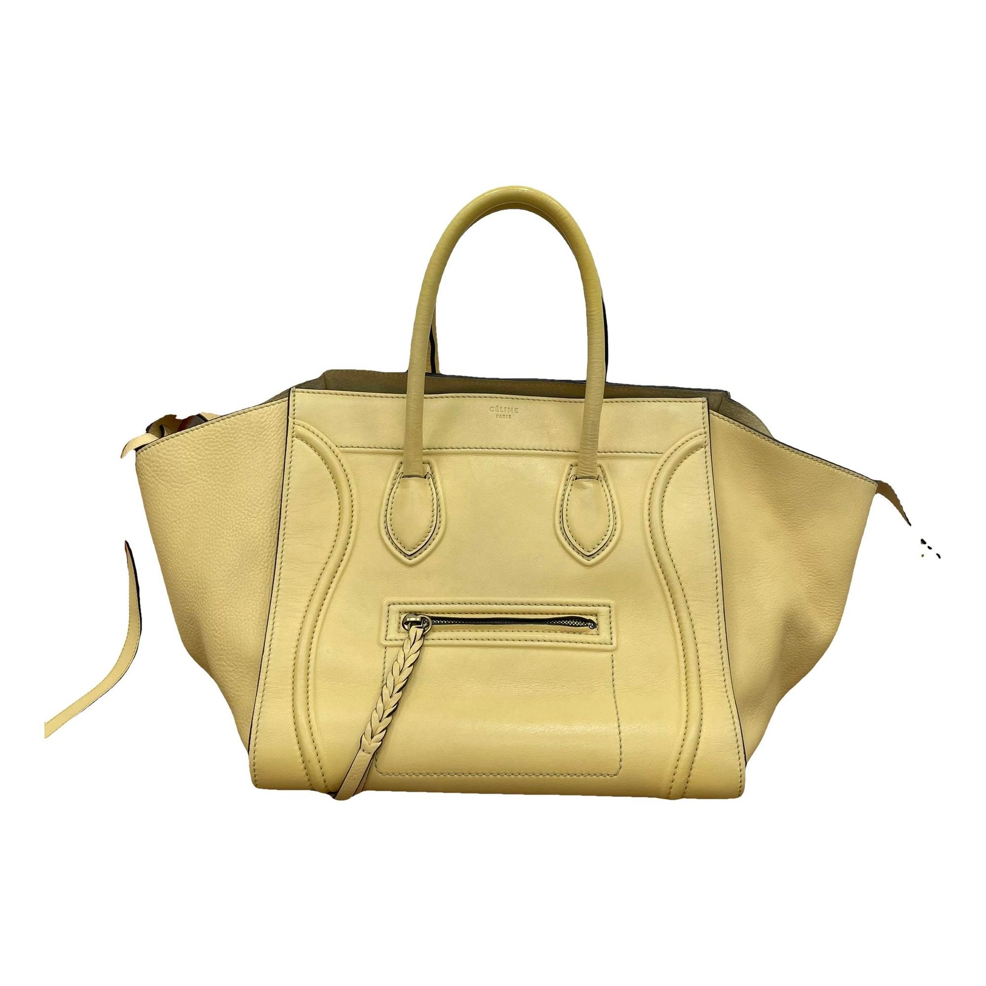 Luggage leather handbag