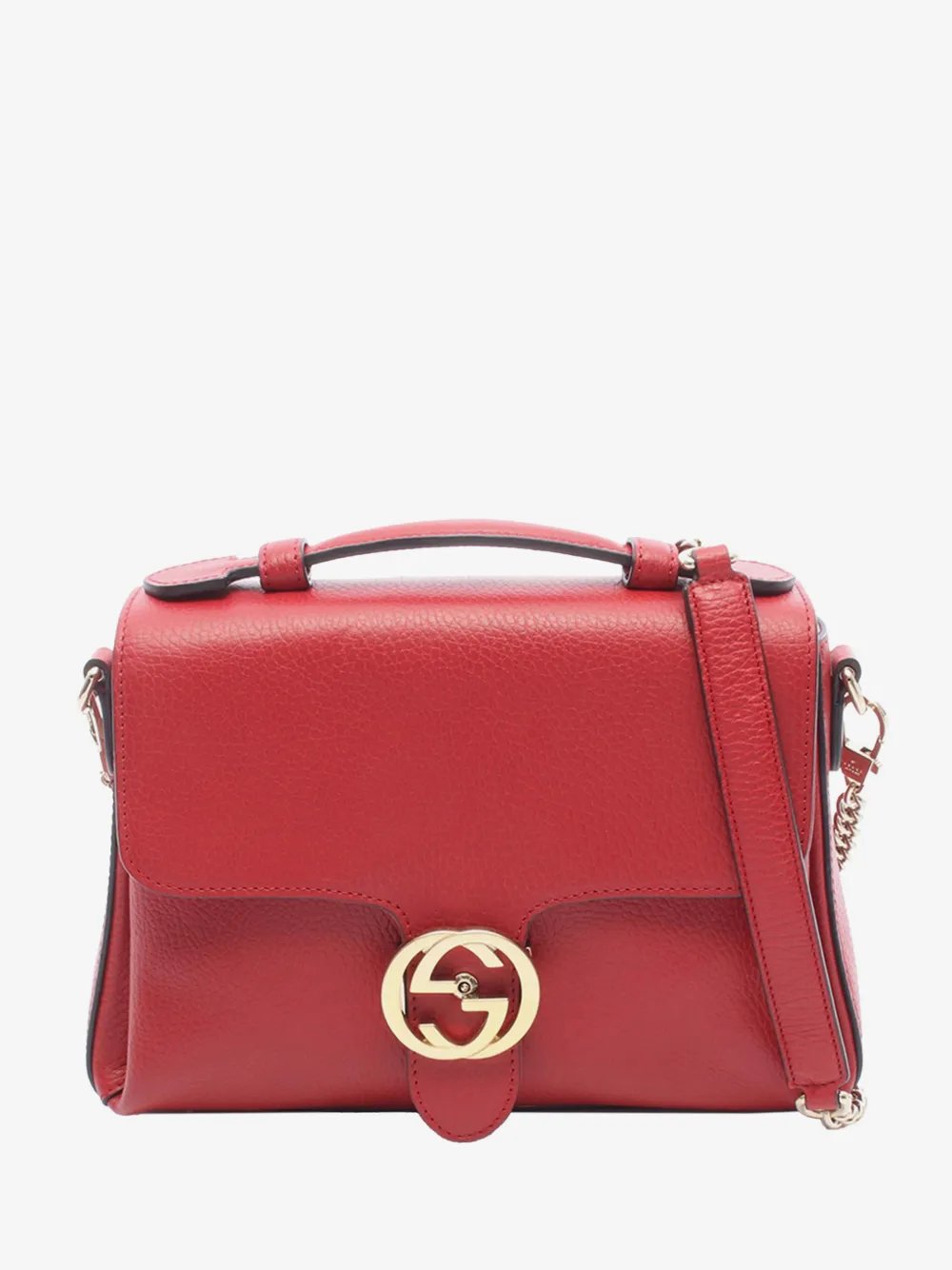 2000-2016 Small Dollar Calf Interlocking G satchel