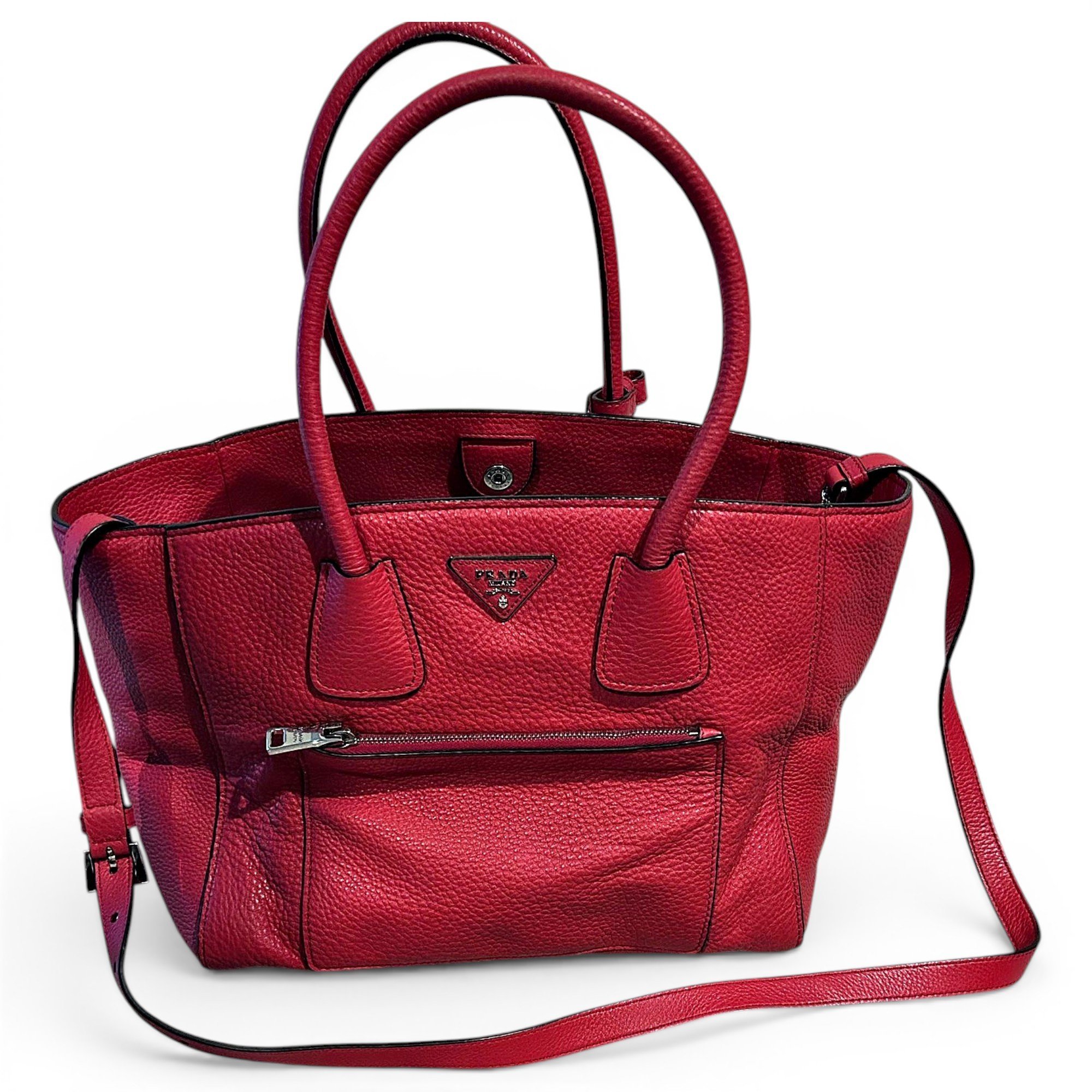 Leather tote