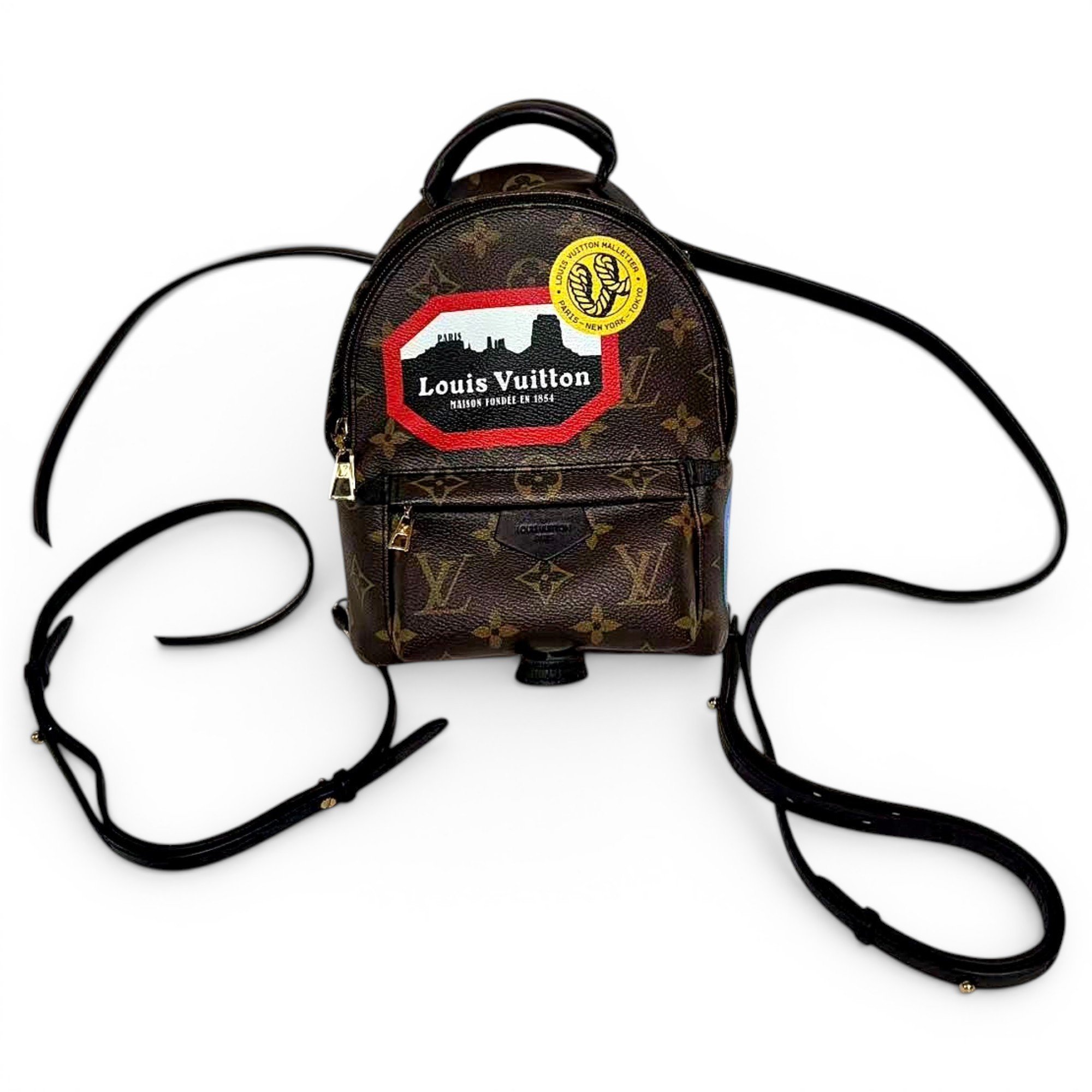 Palm Springs leather backpack