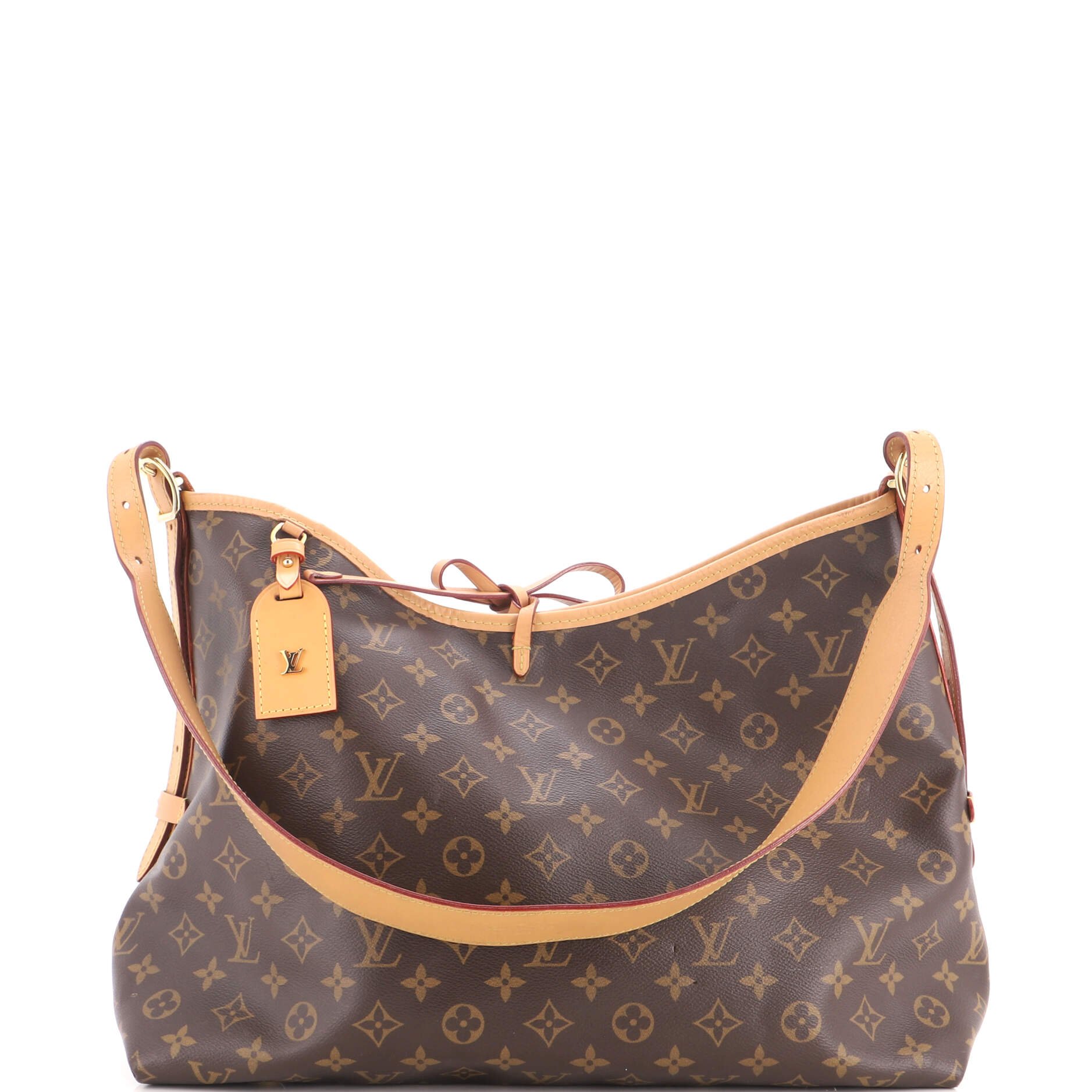 Louis Vuitton CarryAll Hobo Monogram Canvas MM