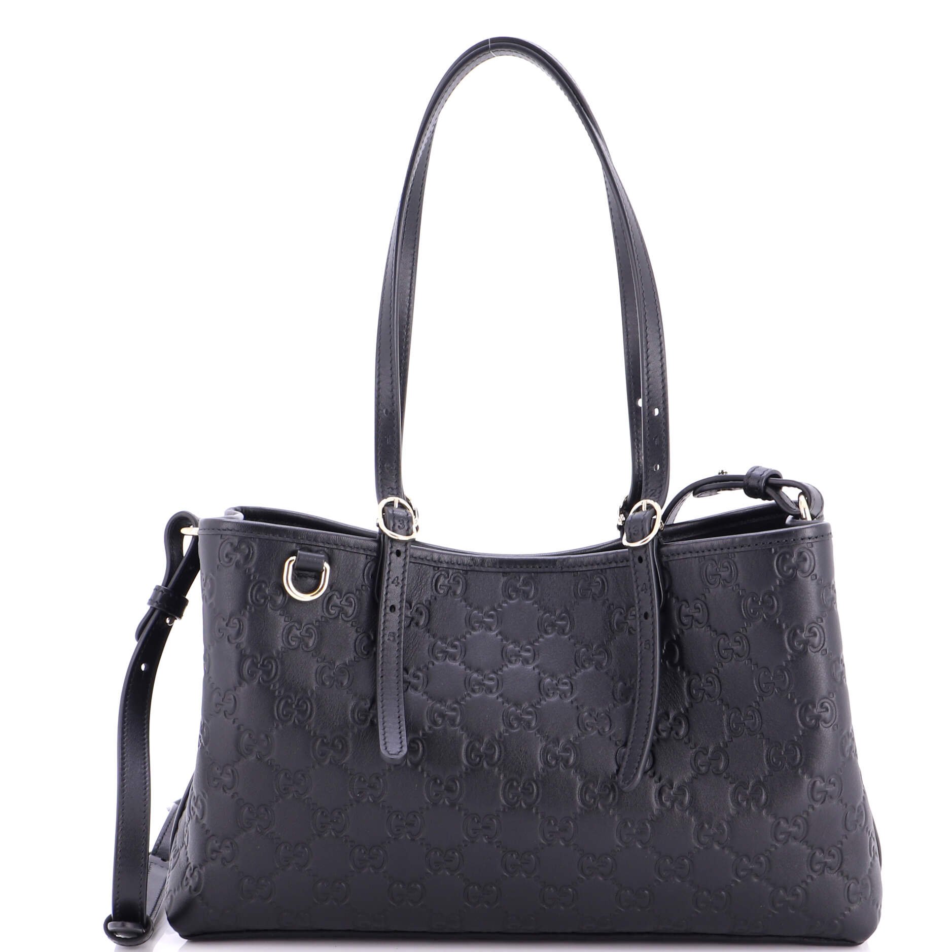 Gucci Emblem Tote Guccissima Leather Medium