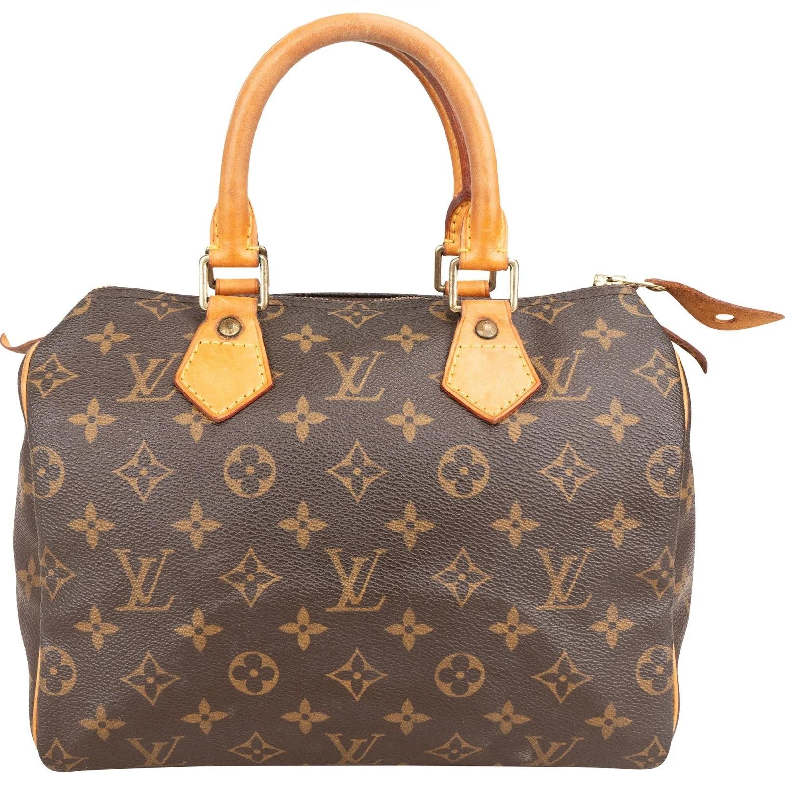 Speedy leather handbag