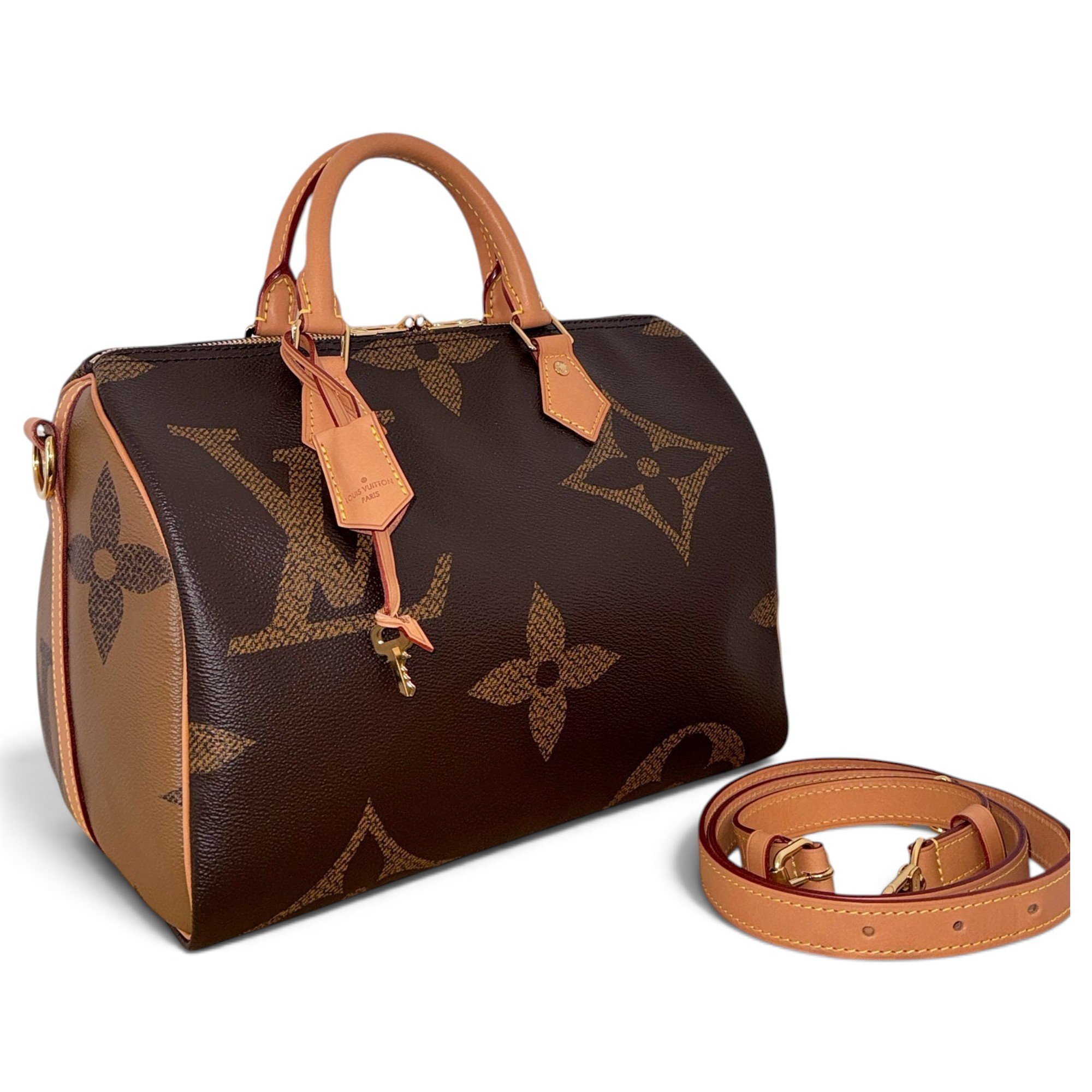 Speedy Bandoulière leather handbag