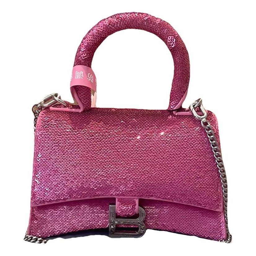 Balenciaga Hourglass leather handbag