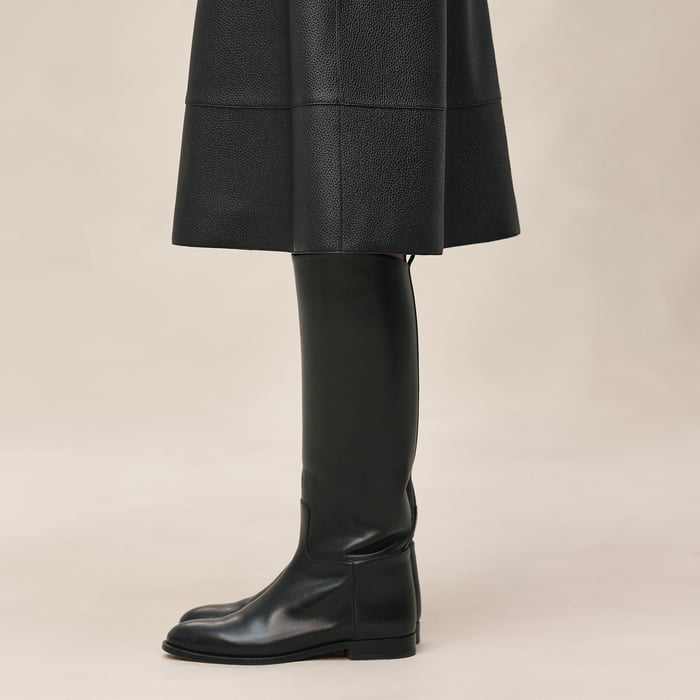Noir Flared Skirt