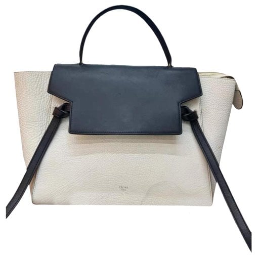 Belt leather handbag