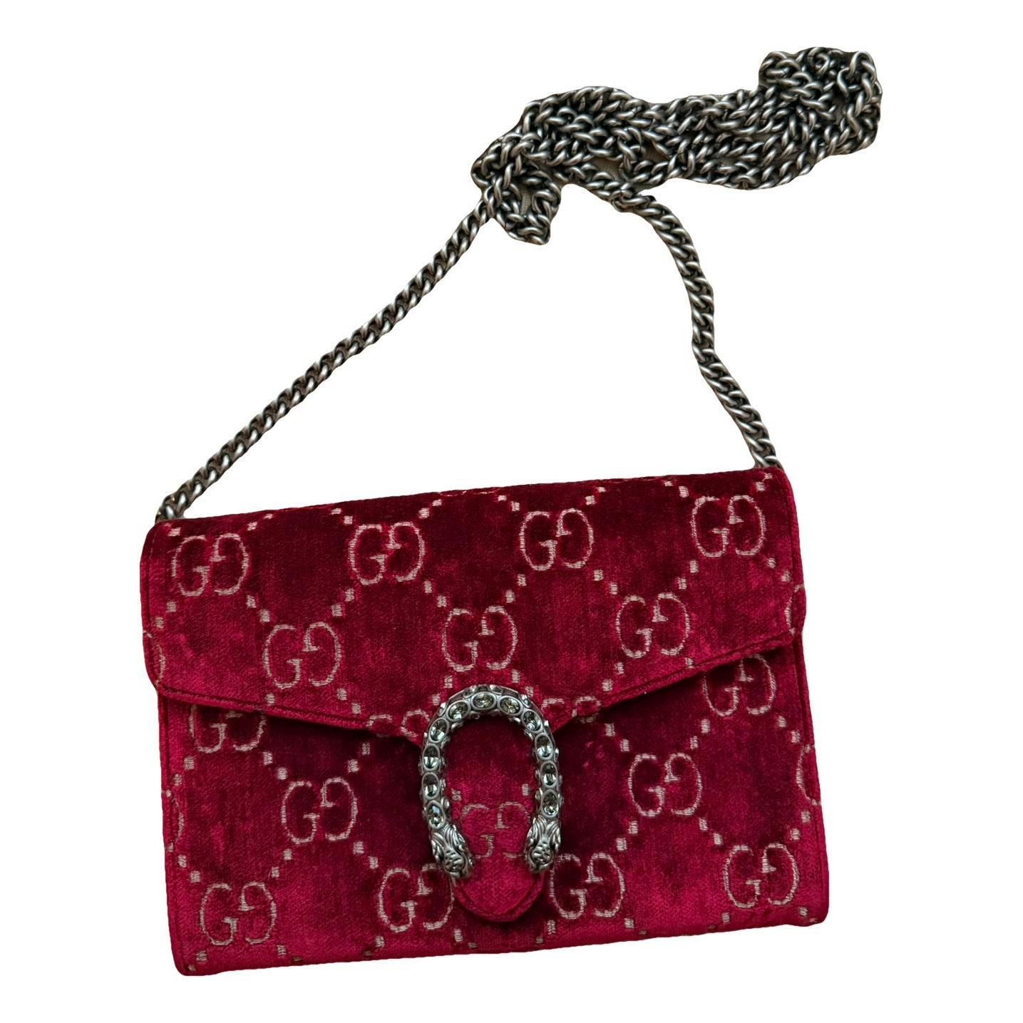 Dionysus velvet clutch bag