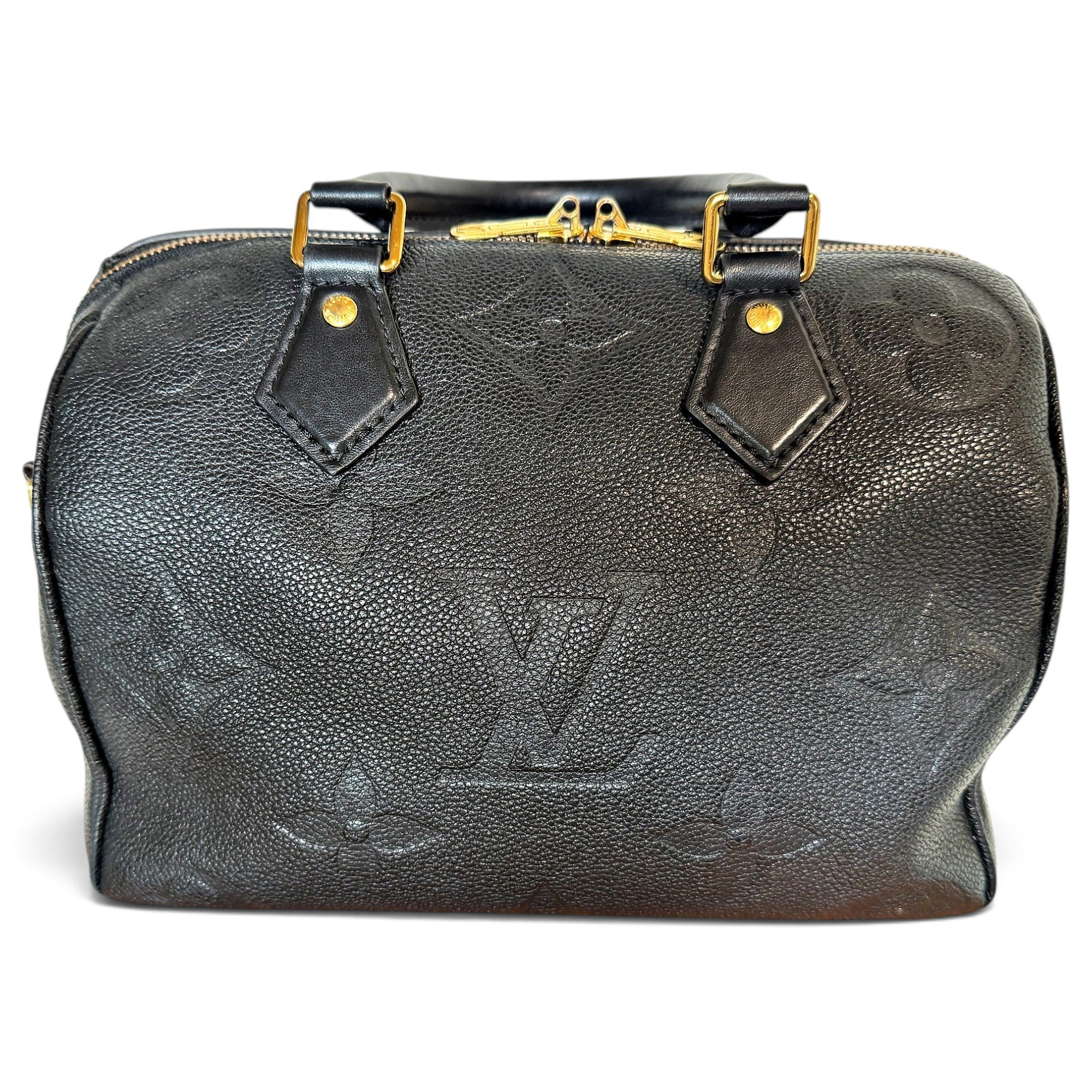 Speedy leather handbag