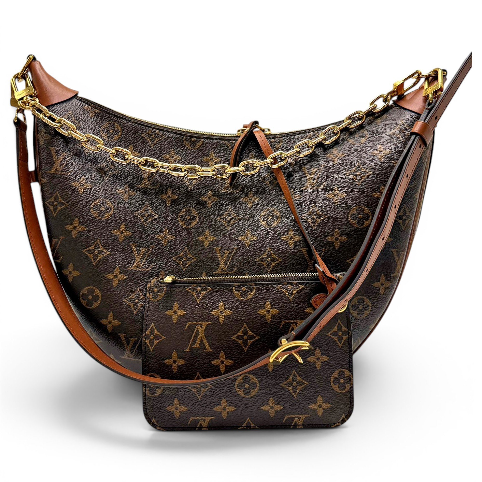Loop cloth crossbody bag