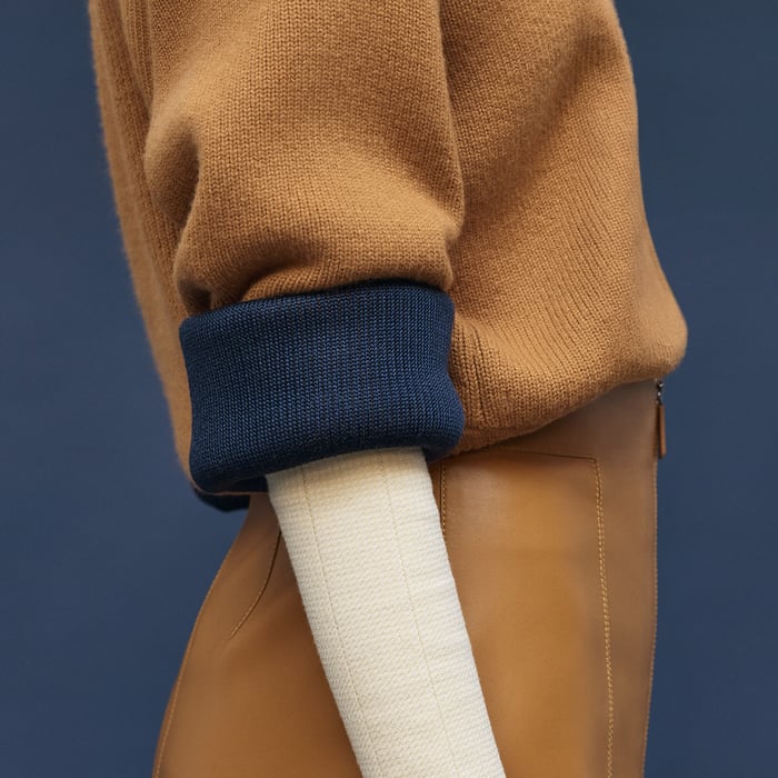 Marron Ocre Long-sleeve Sweater