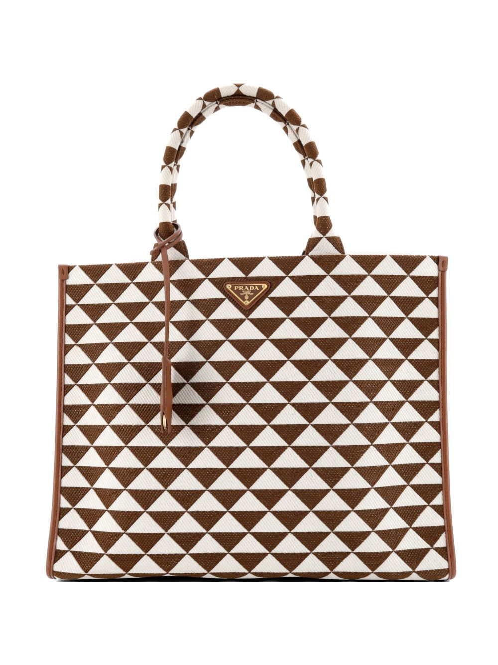 Symbole Shopper Jacquard Large tote bag