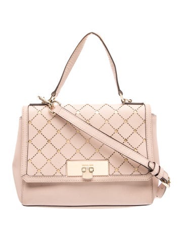 Saffiano Leather Top Handle Bag Medium