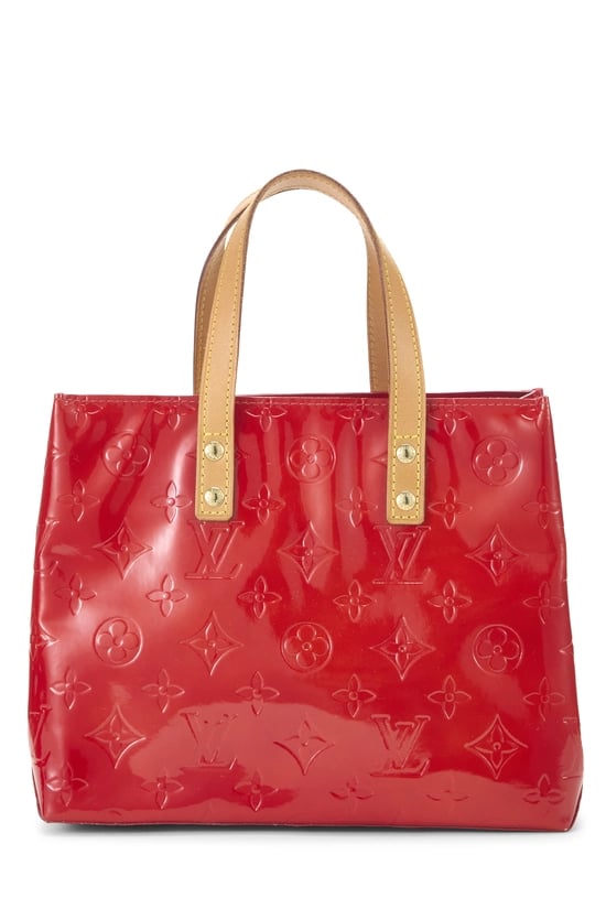 Red Monogram Vernis Reade PM