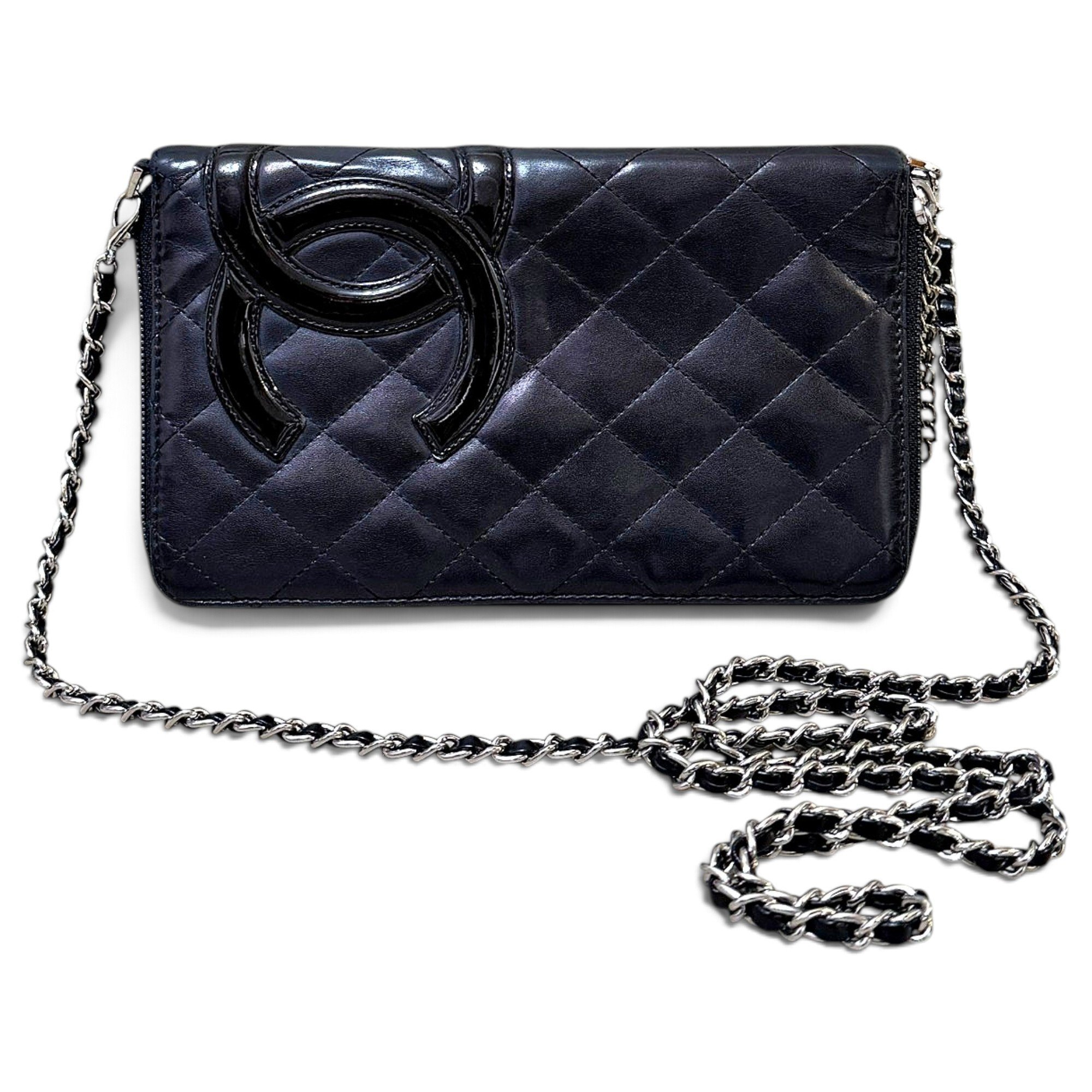 Wallet On Chain Cambon leather crossbody bag