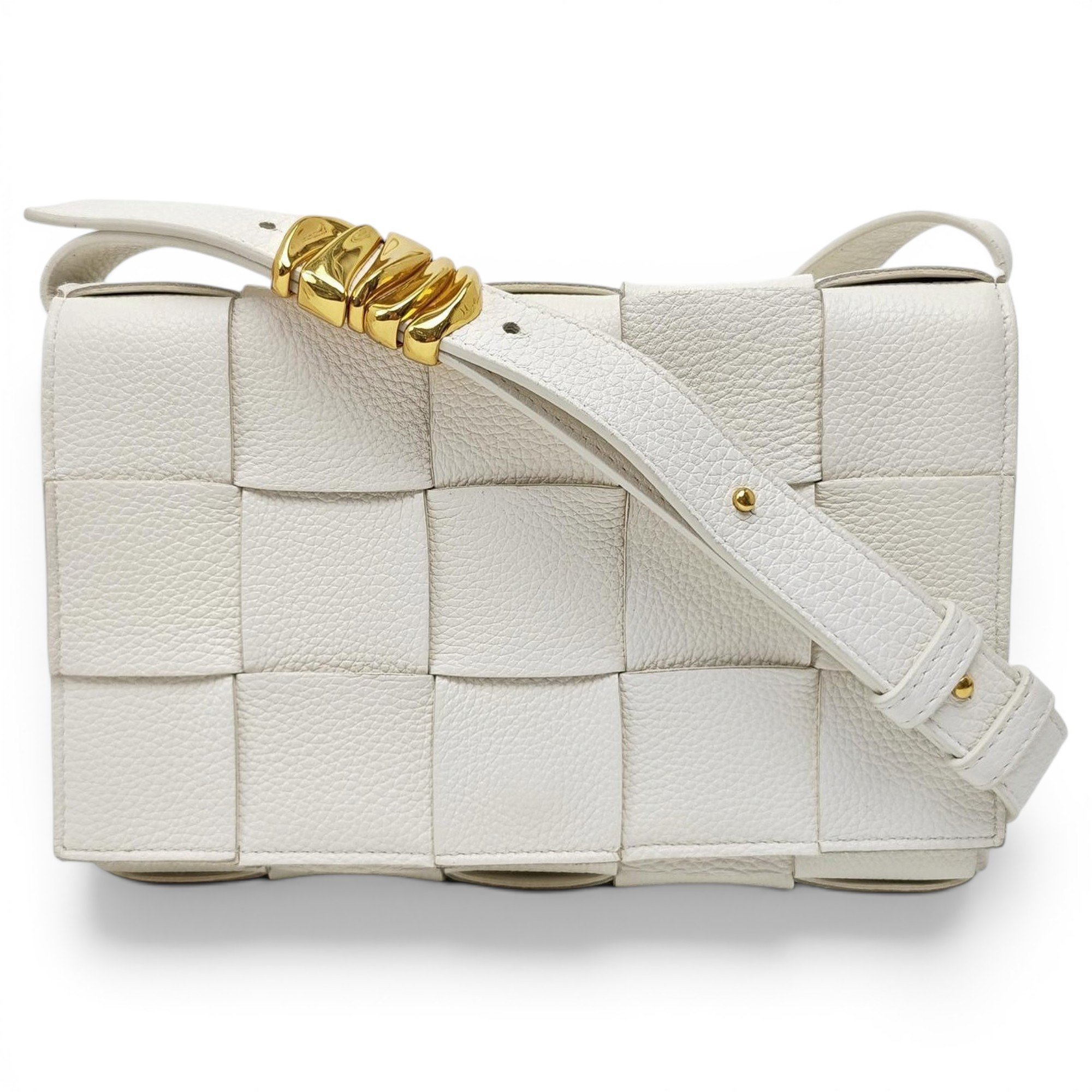 Cassette leather crossbody bag