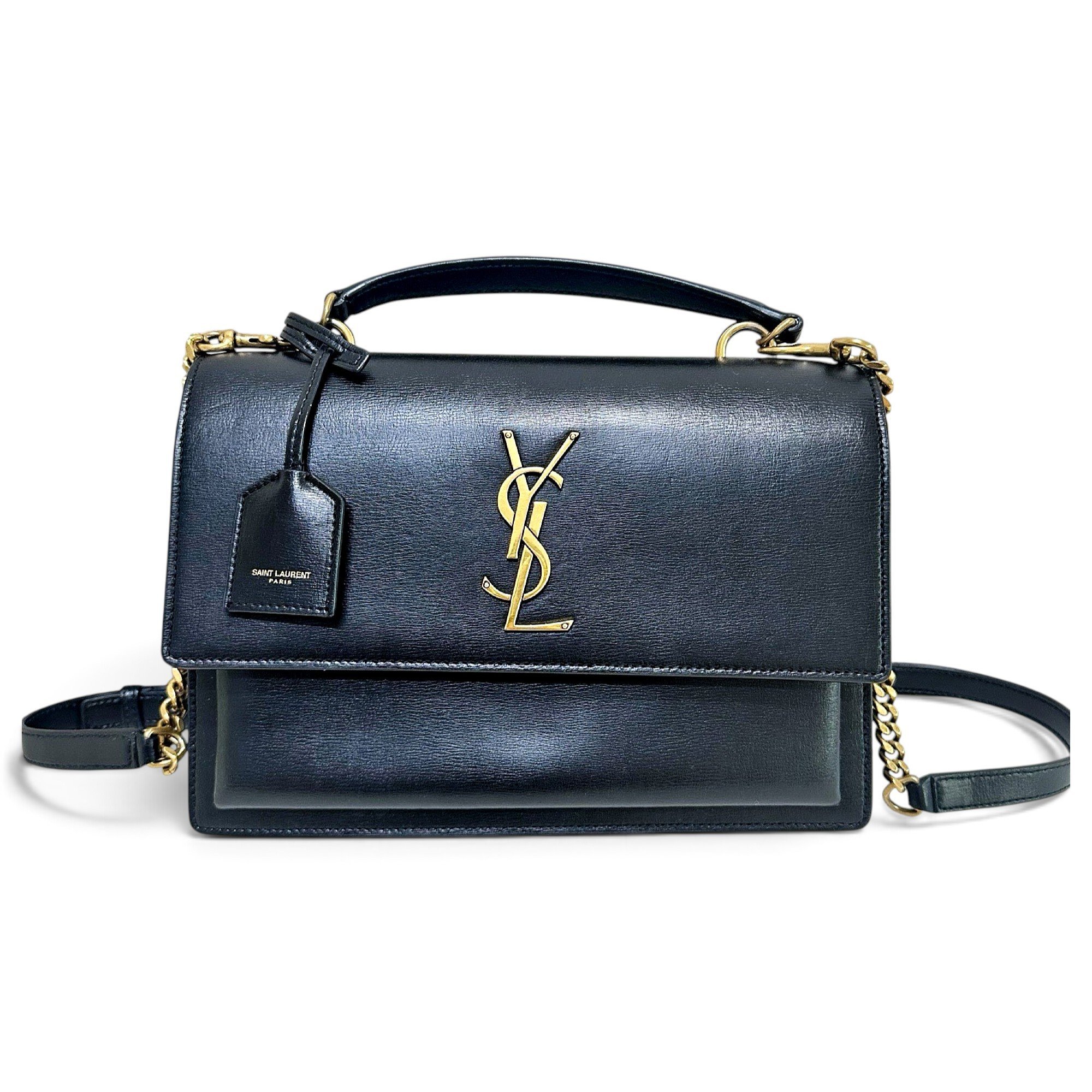 Sunset leather satchel