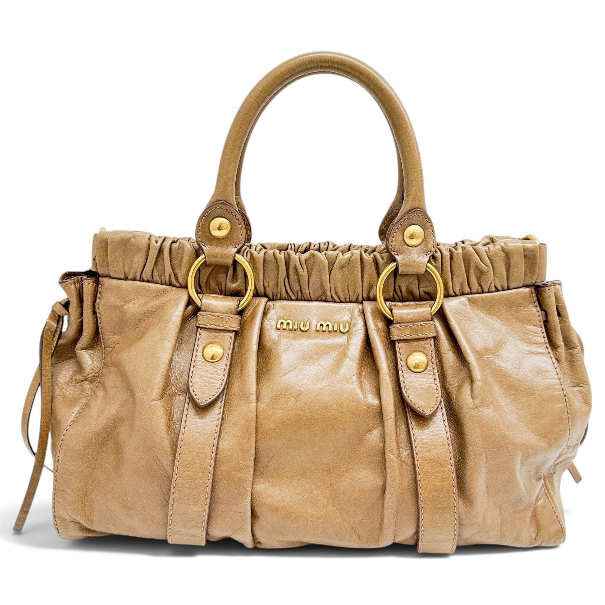 Vitello leather handbag
