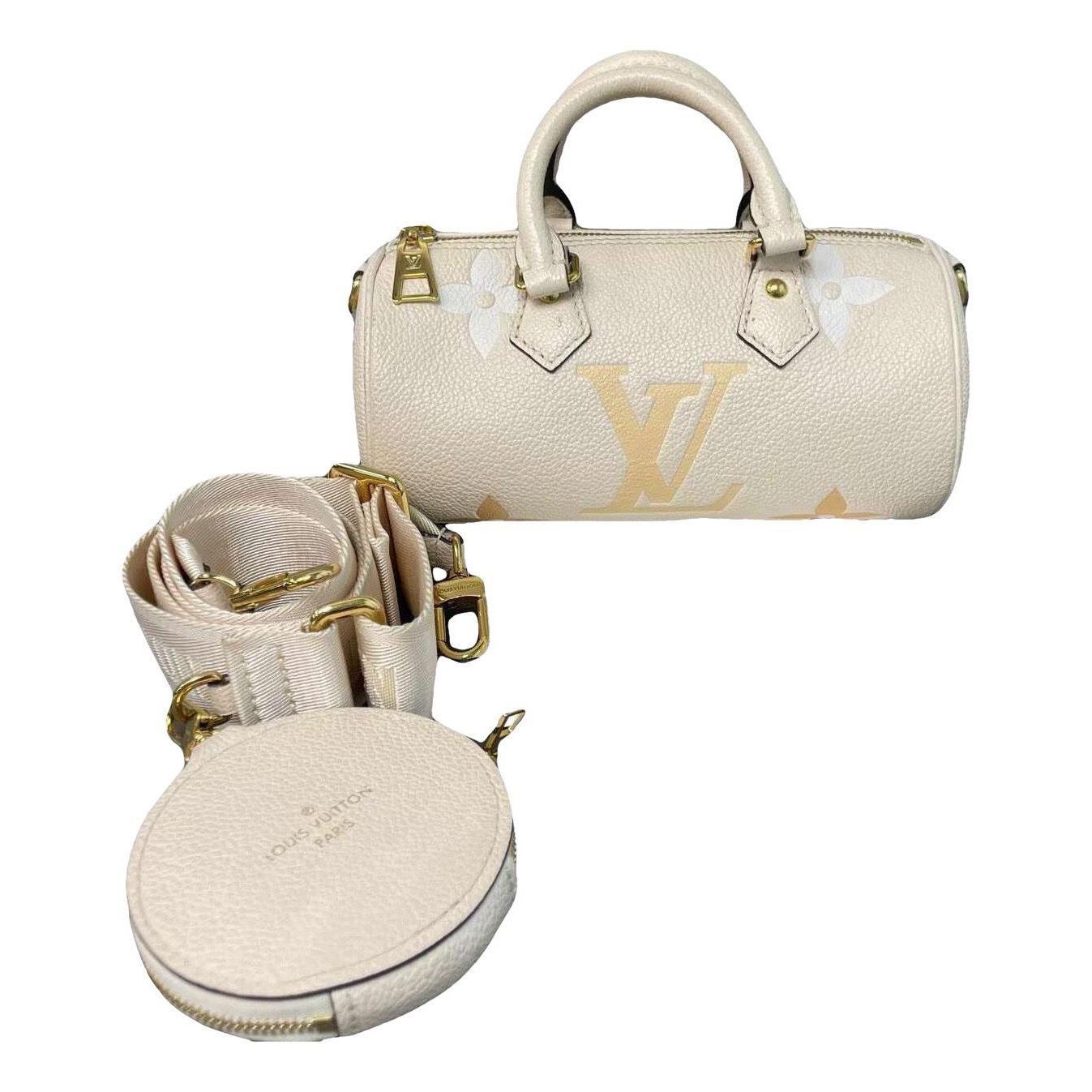 Papillon BB leather handbag