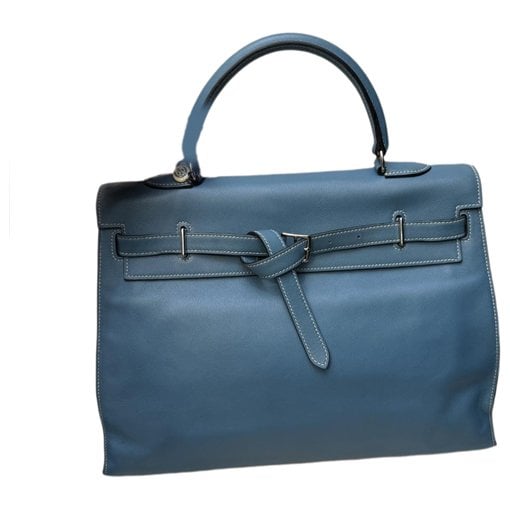 Hermes Kelly 35 Handbag Toile Jean 2008