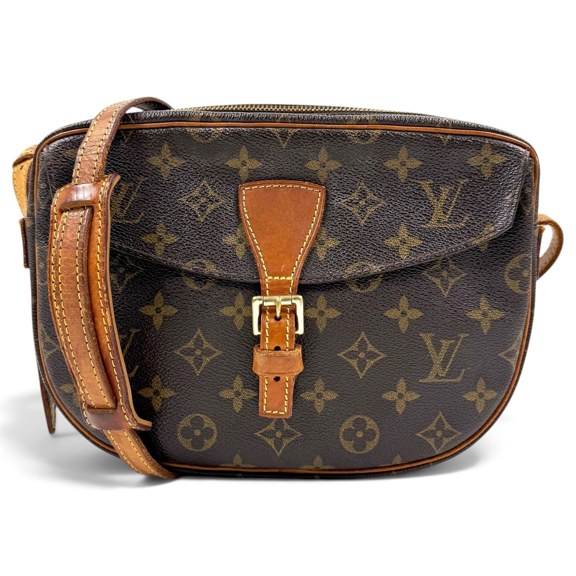 Jeune fille leather crossbody bag