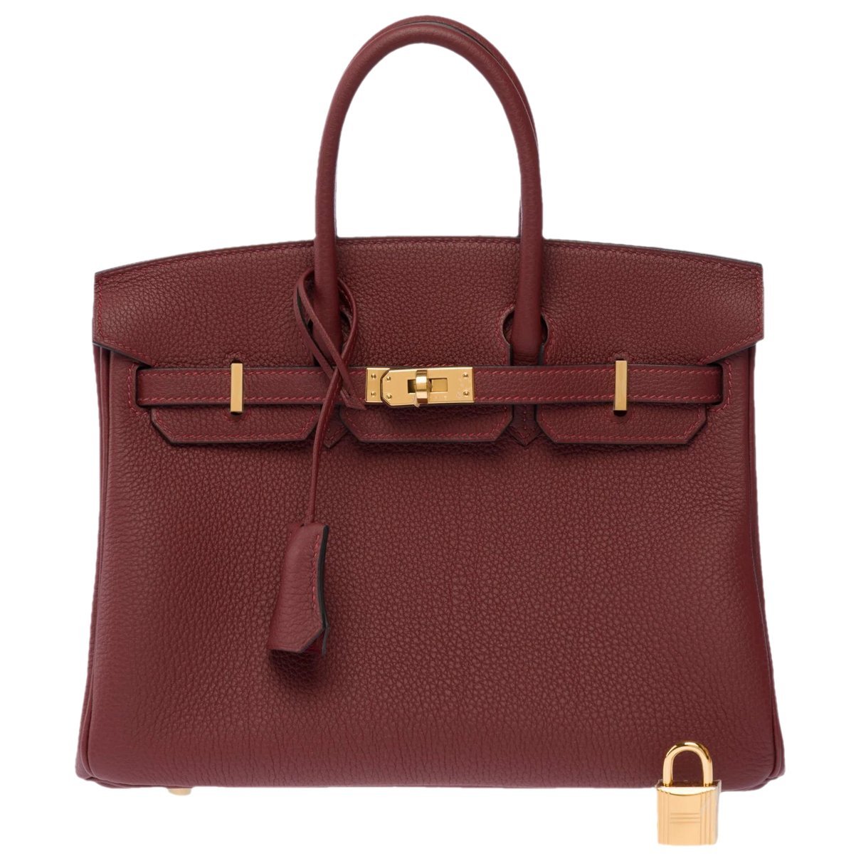 Birkin 25 leather handbag