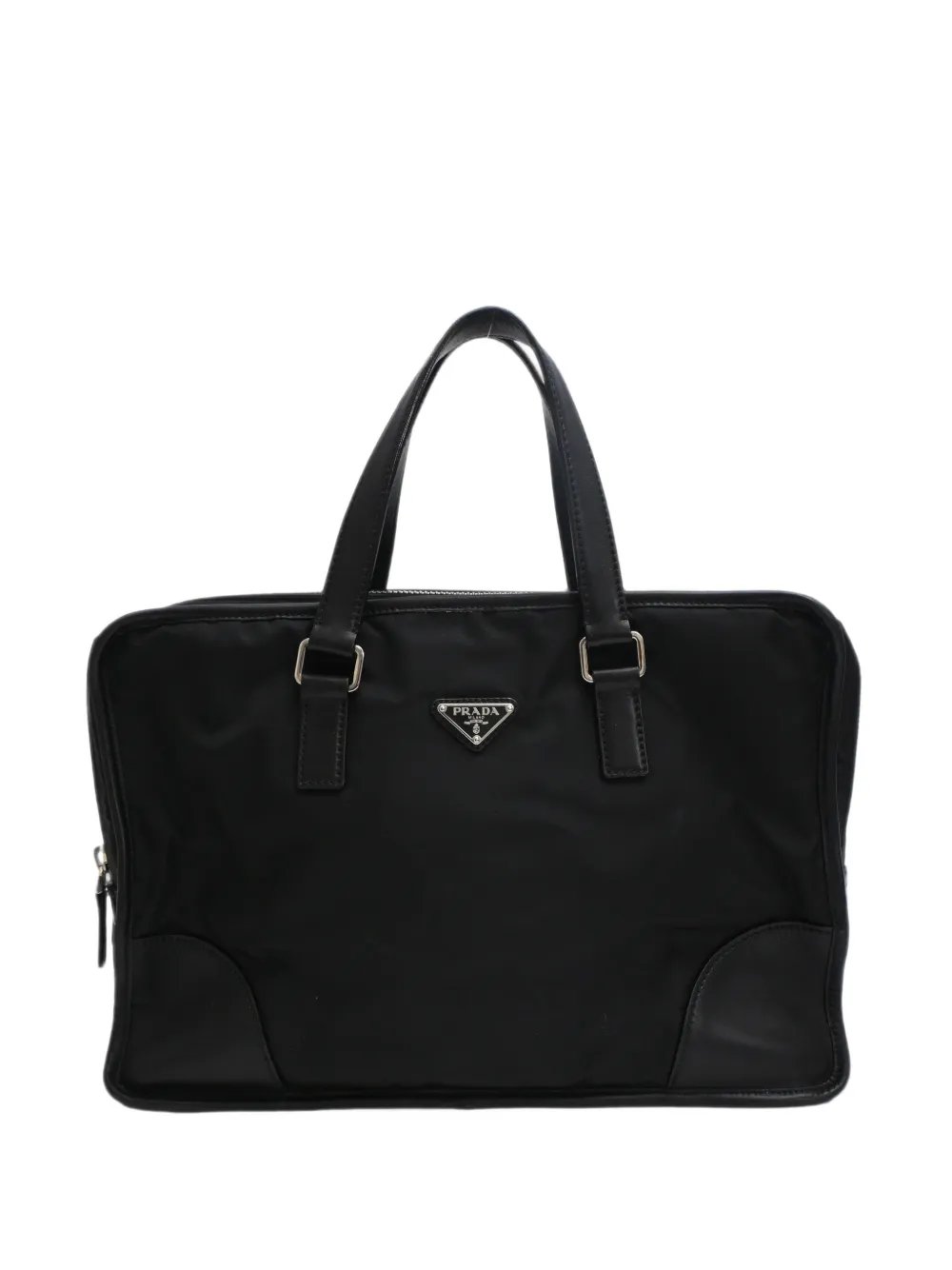 Enameled Metal Triangle briefcase