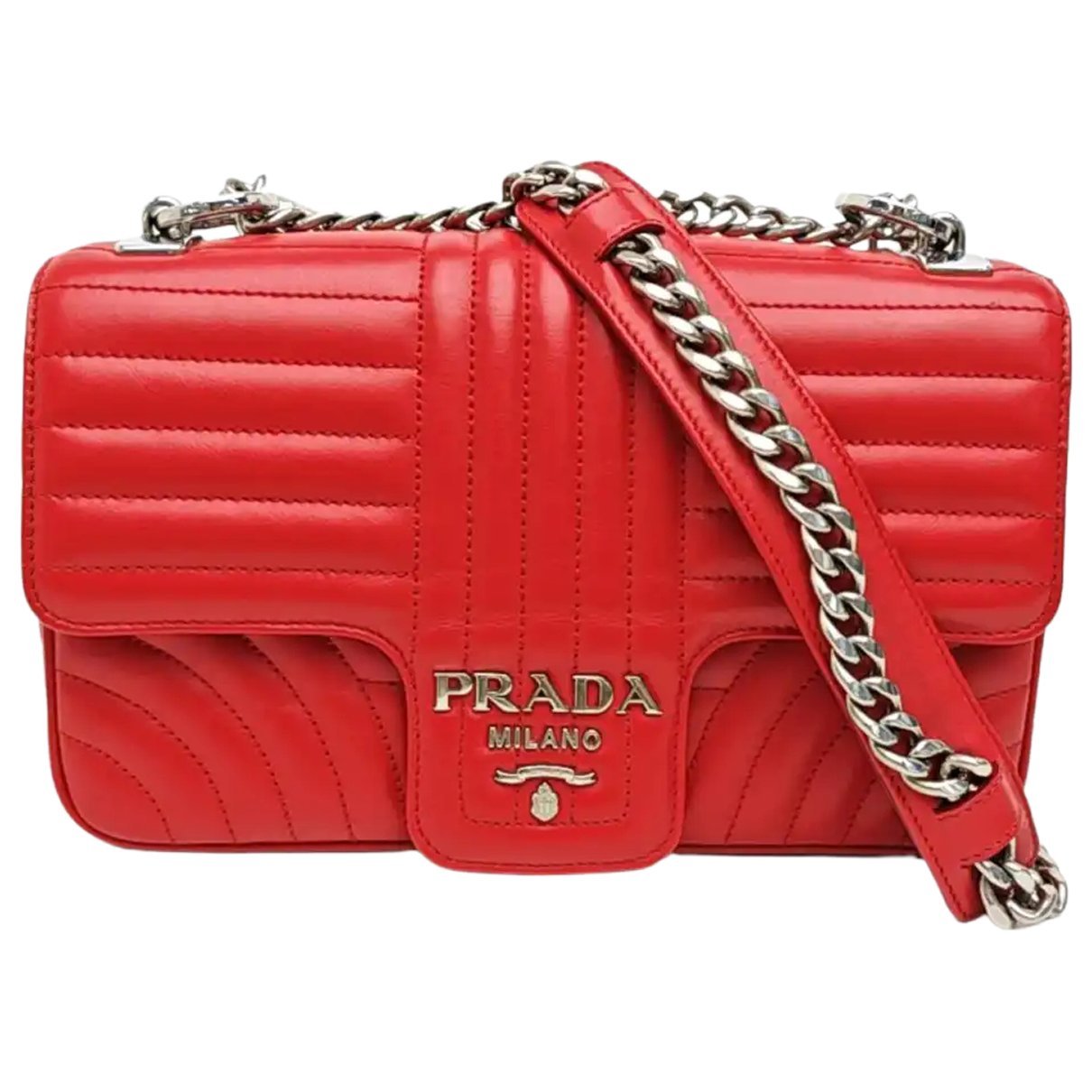 Diagramme leather handbag