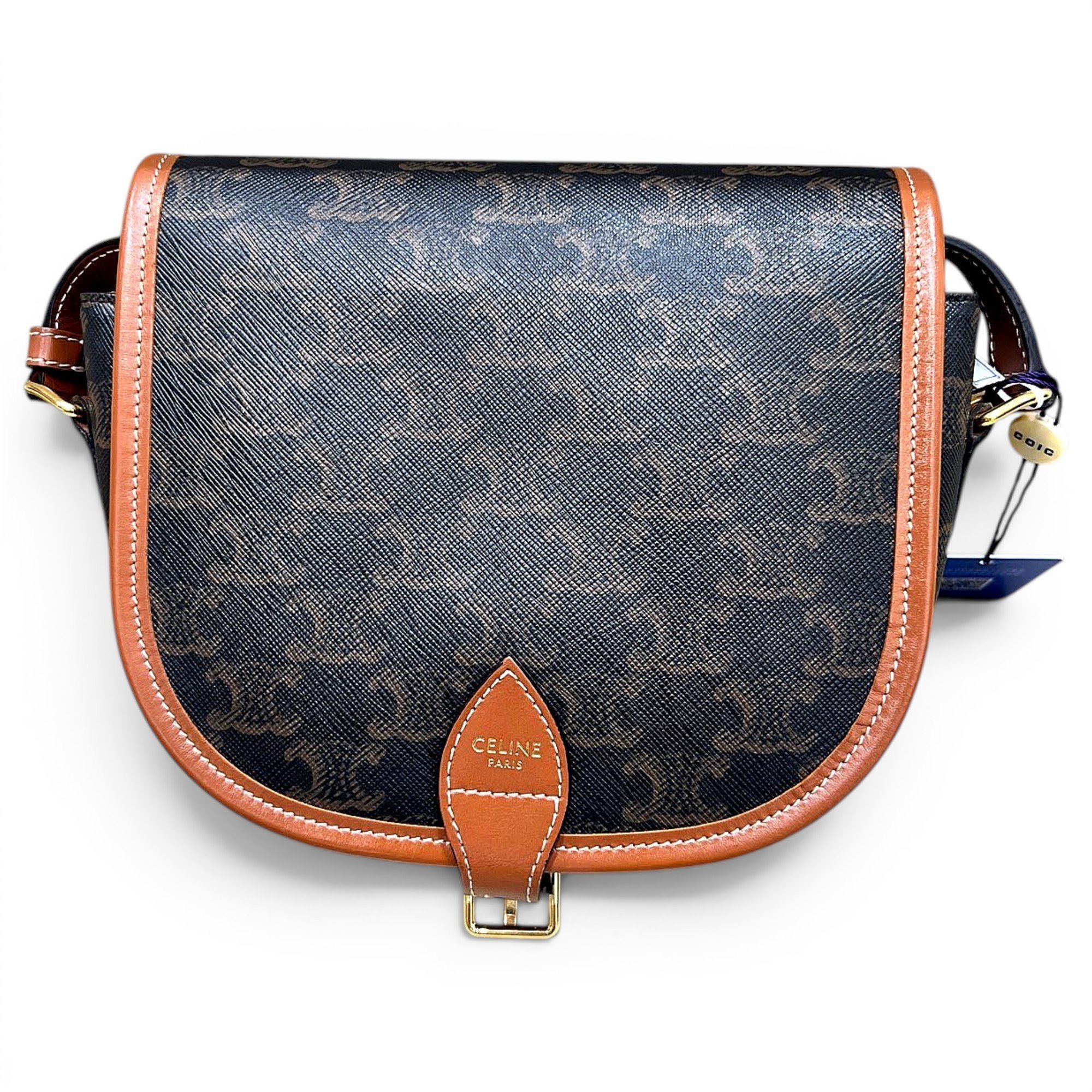 Folco leather crossbody bag