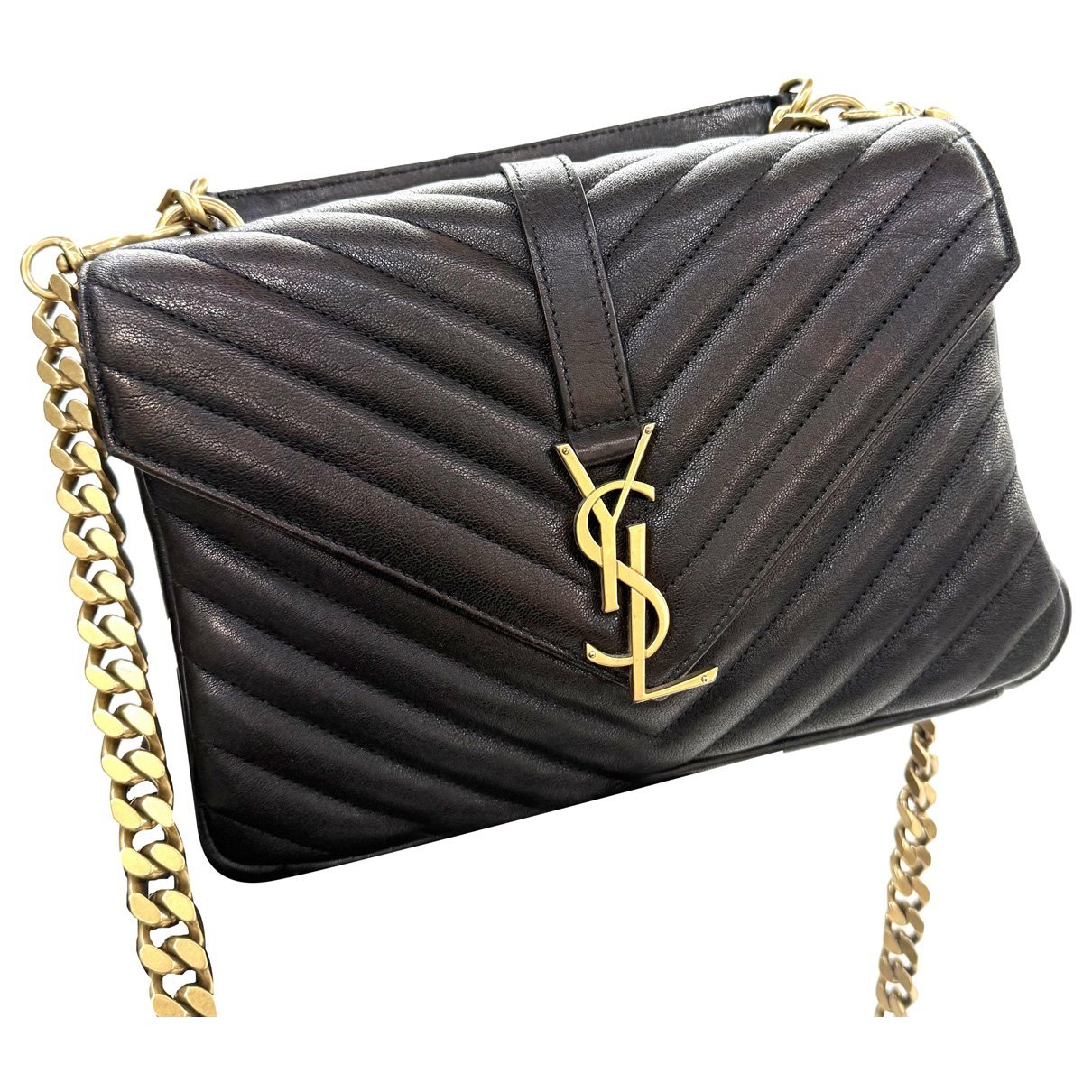 Collége monogramme leather handbag