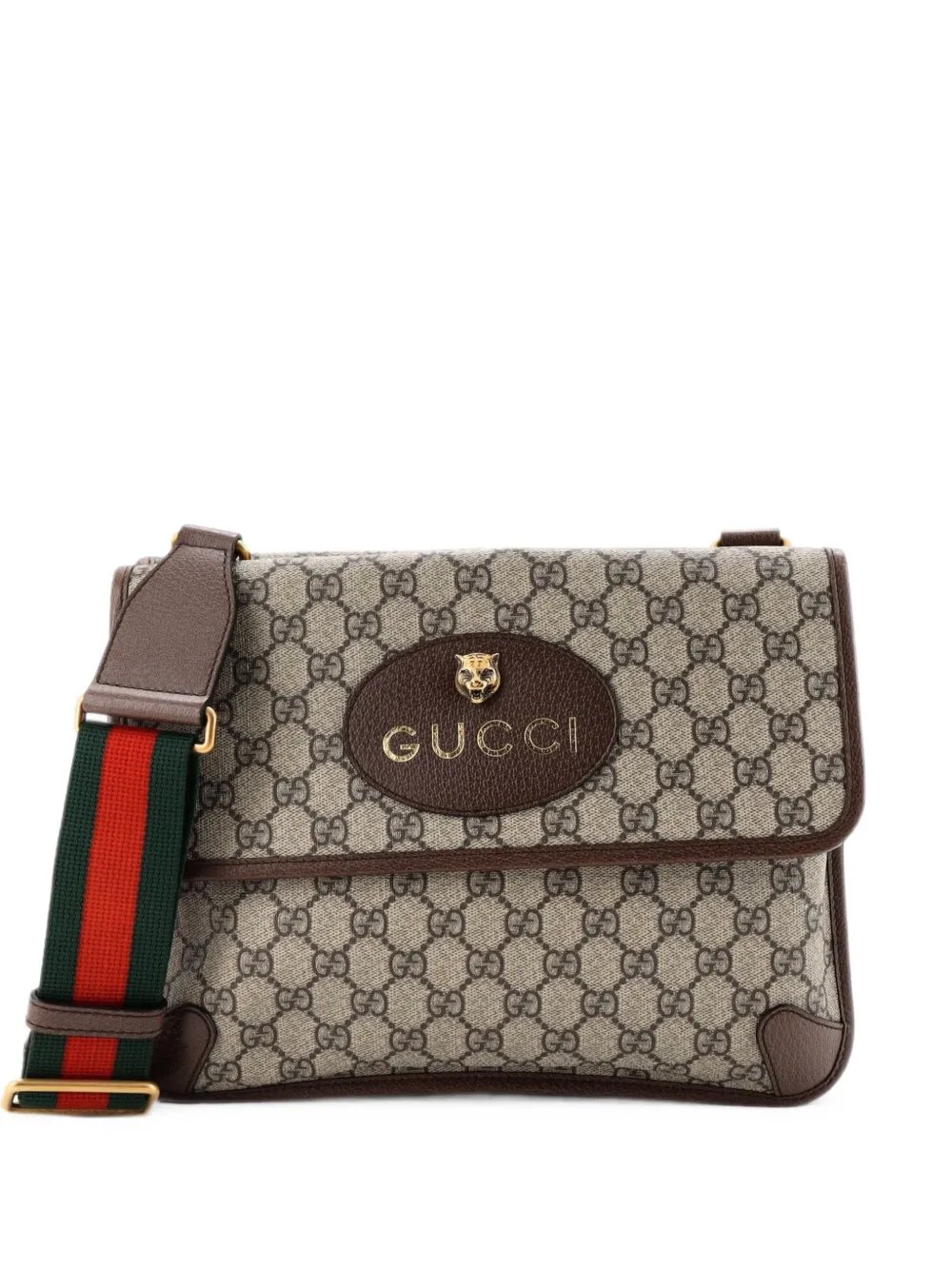Neo Vintage Flap Messenger GG Coated Canvas Medium crossbody bag