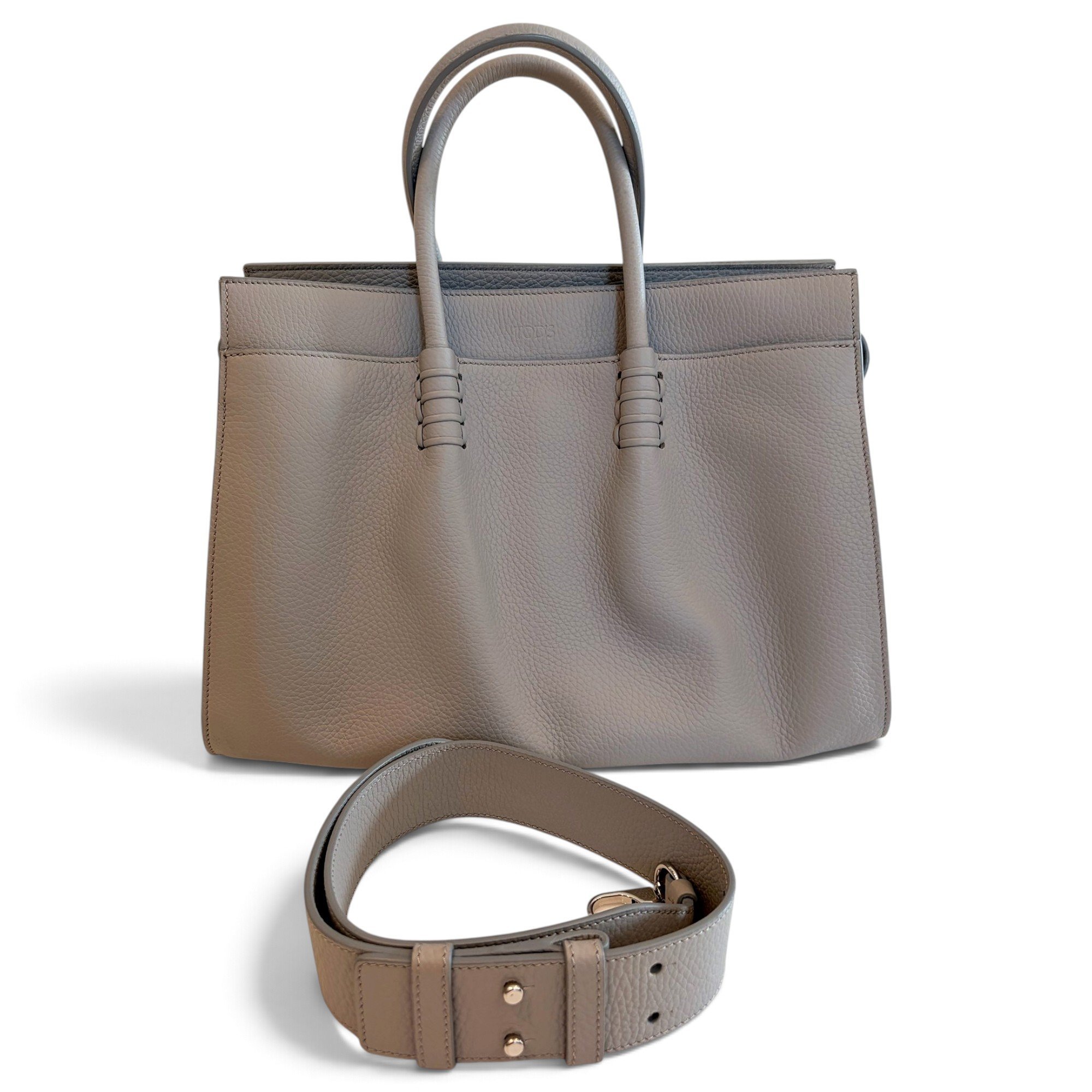 Leather tote