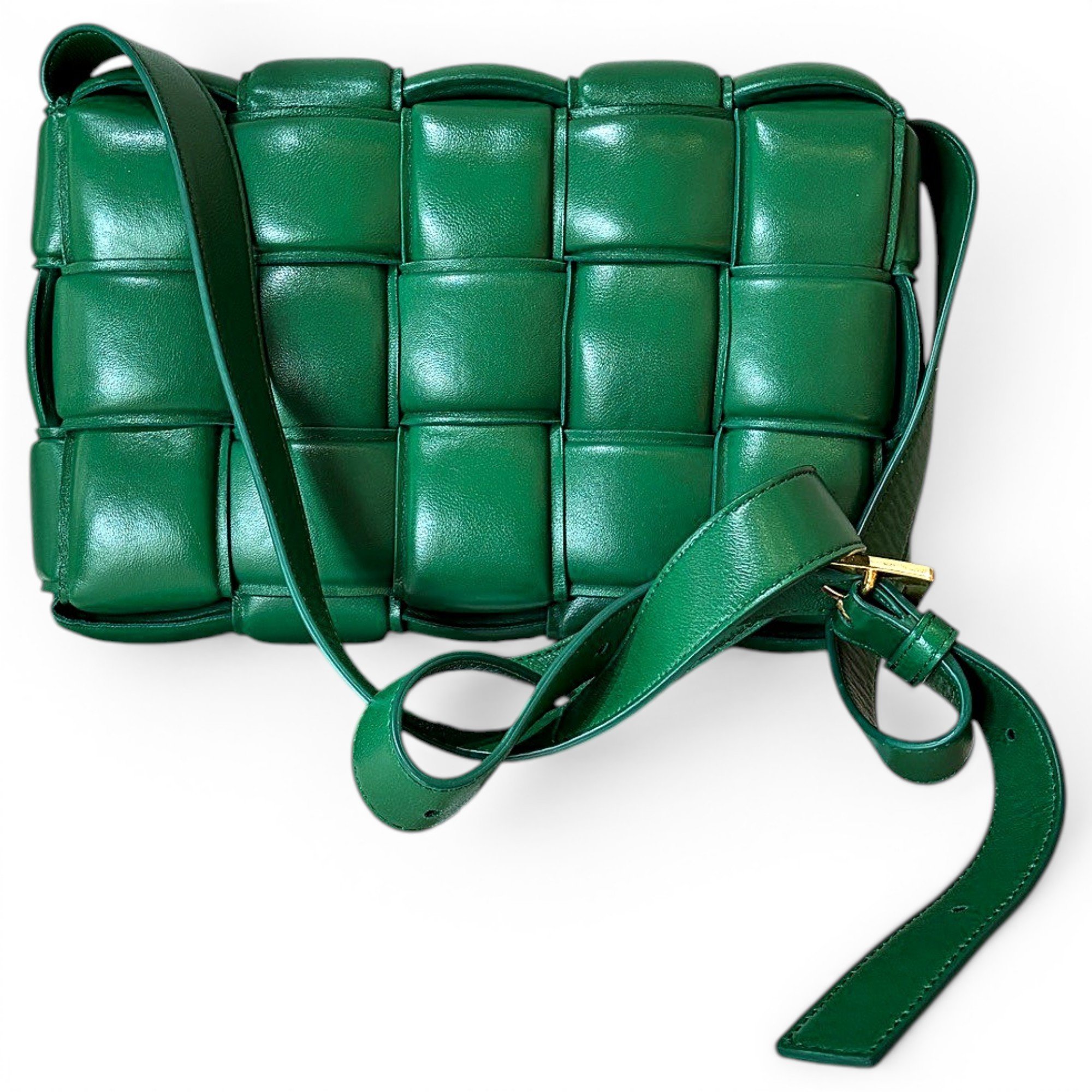 Cassette Padded leather handbag