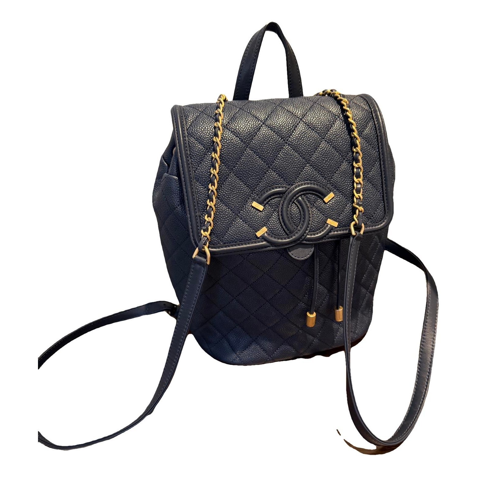 Timeless/Classique Chain leather backpack