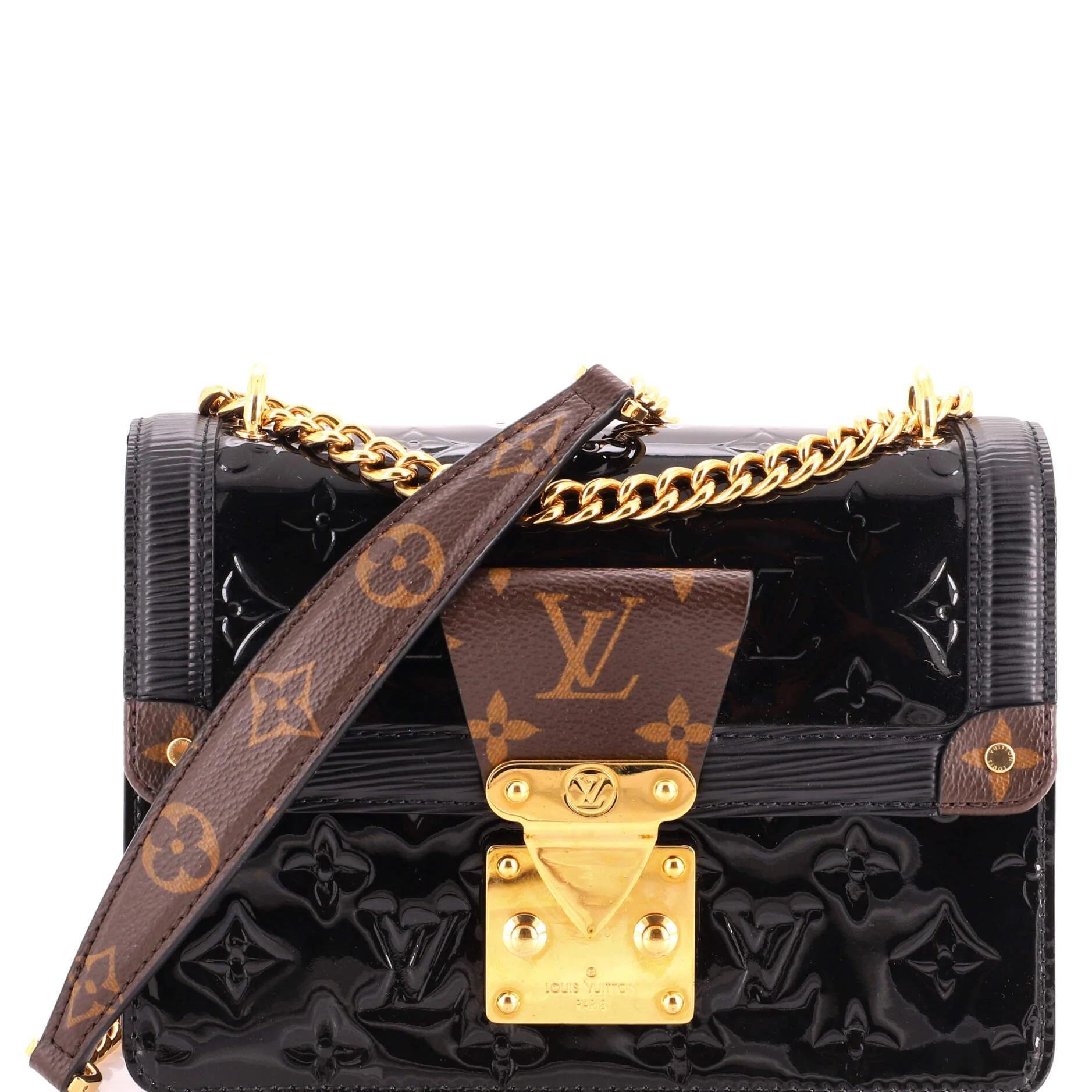 Patent leather crossbody bag