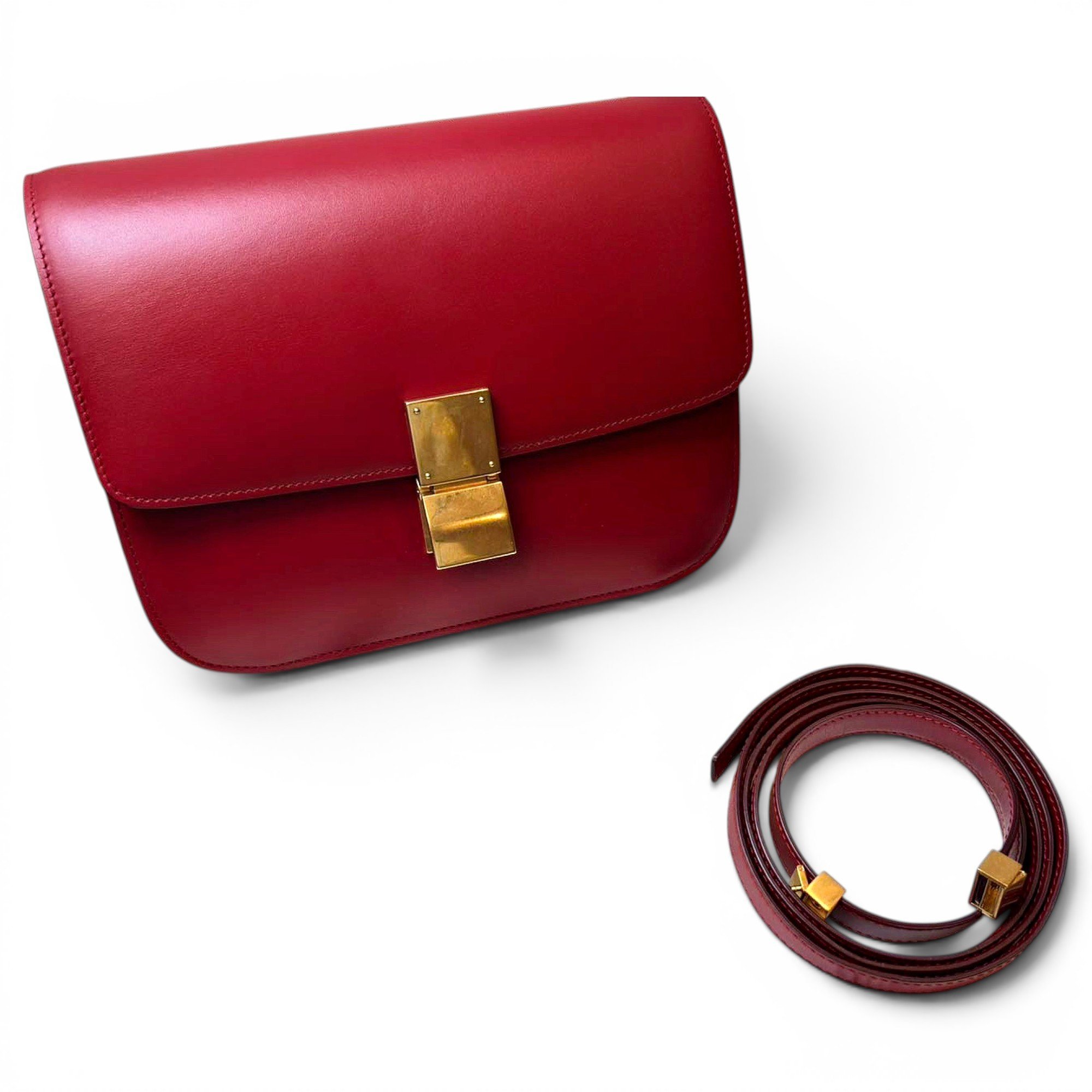Classic leather handbag