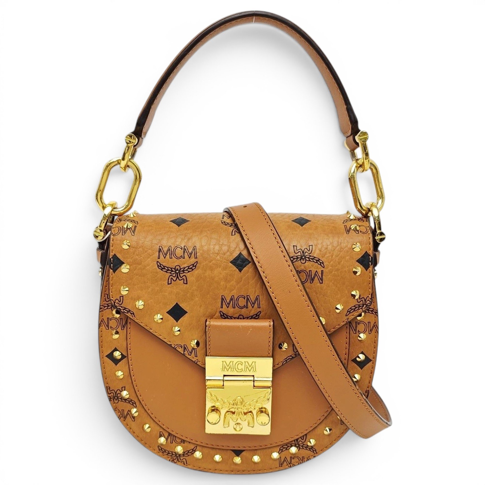 MCM Patricia leather handbag