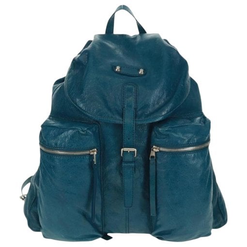 Leather backpack