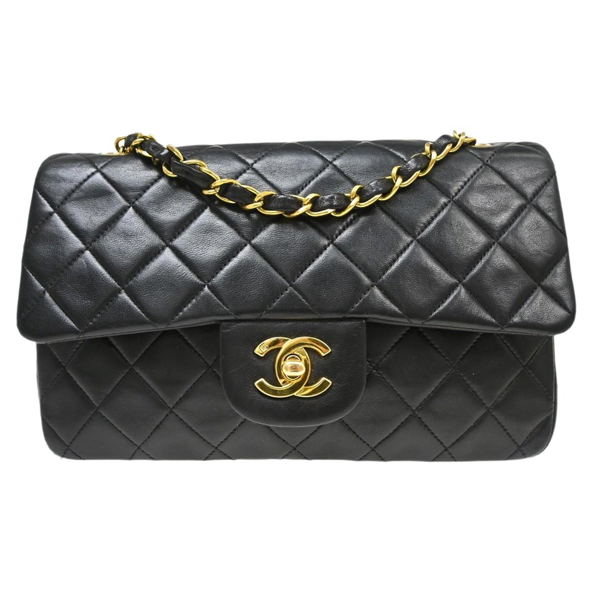 Trendy CC Flap leather handbag