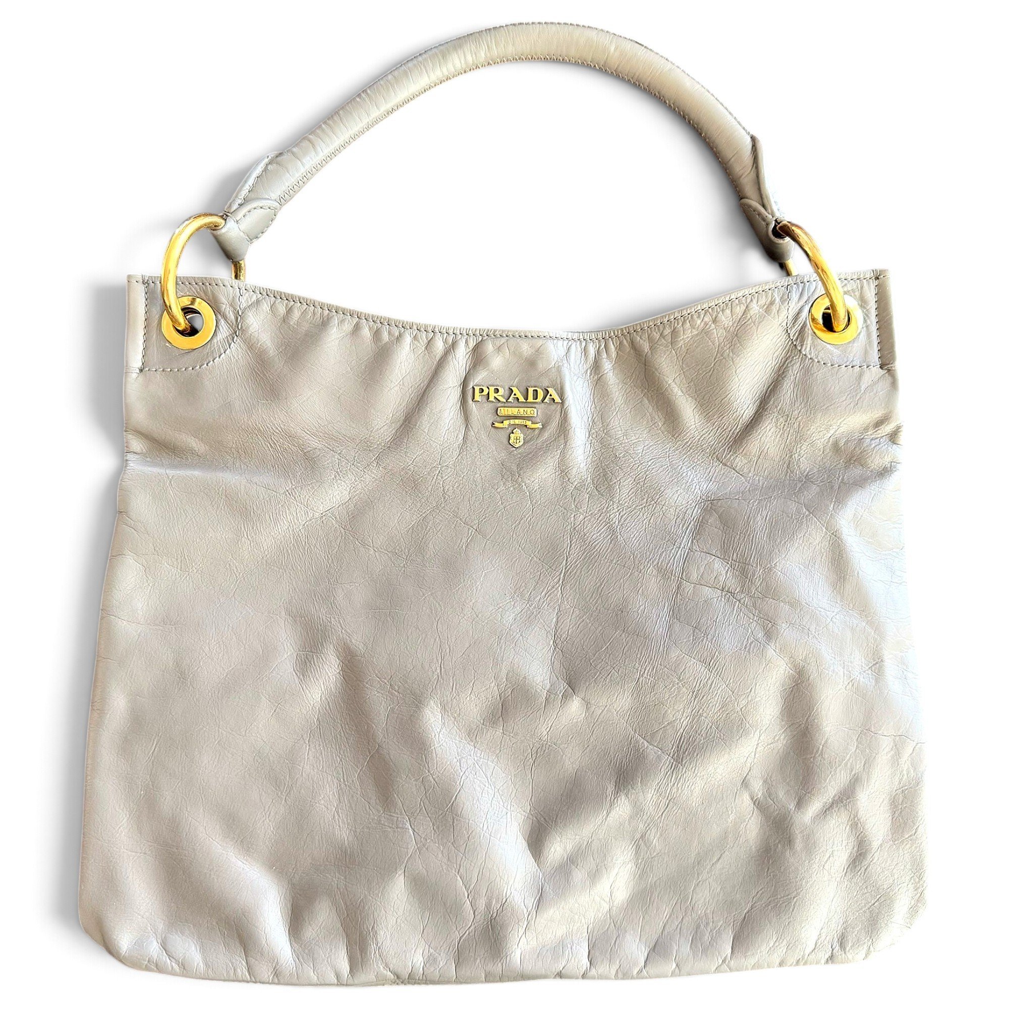 Madras leather handbag